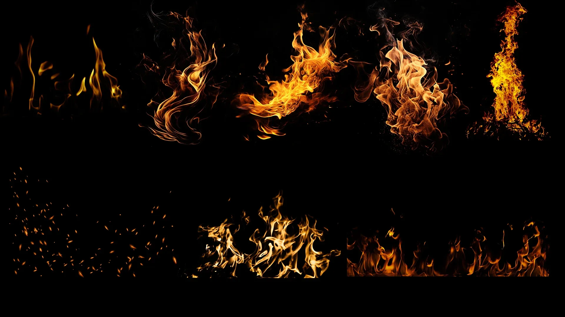 140 Smoke & Blast Effects Bundle - 4k (PNG & JPEG Files)