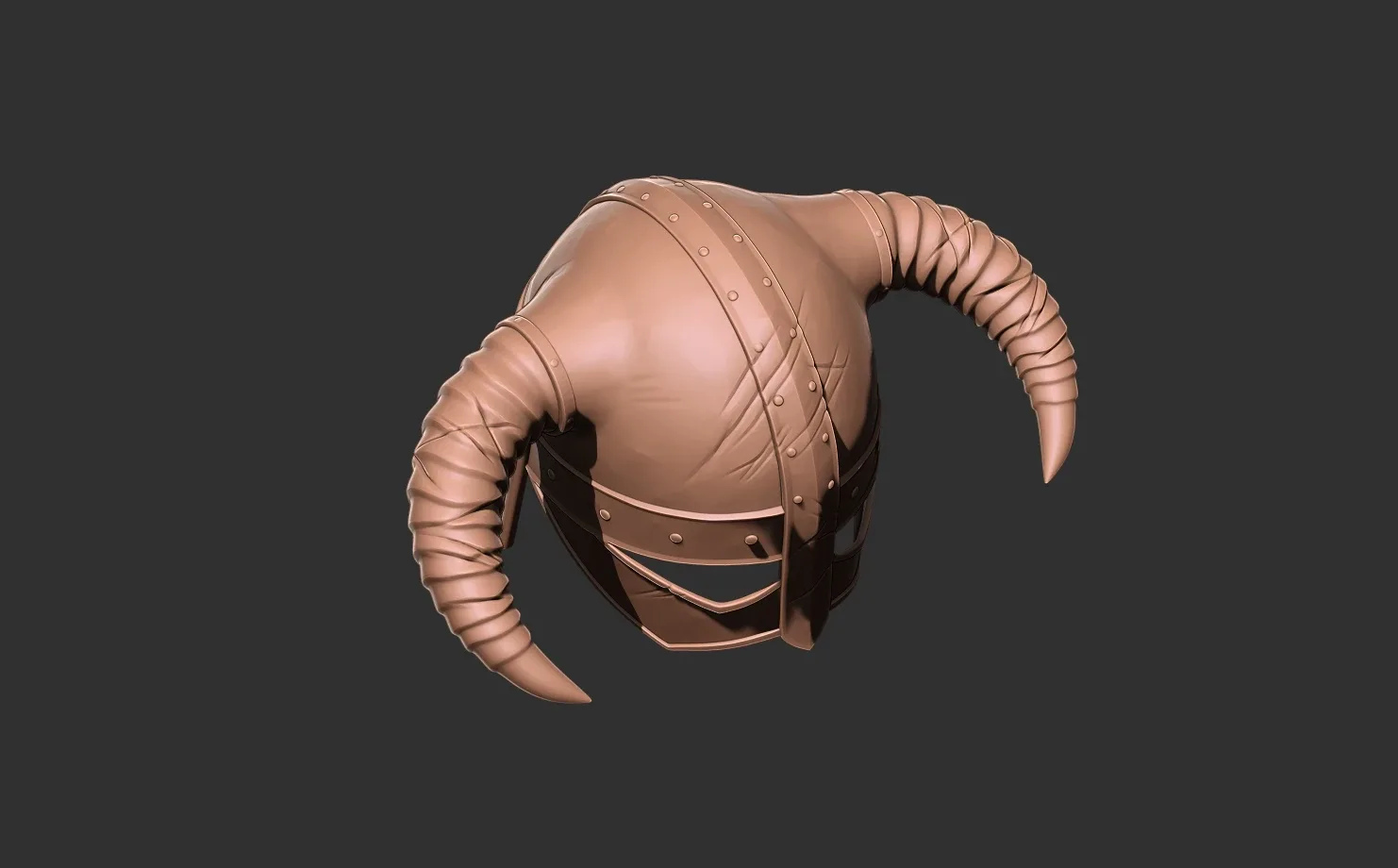 Dovahkin Helmet 3D Print model