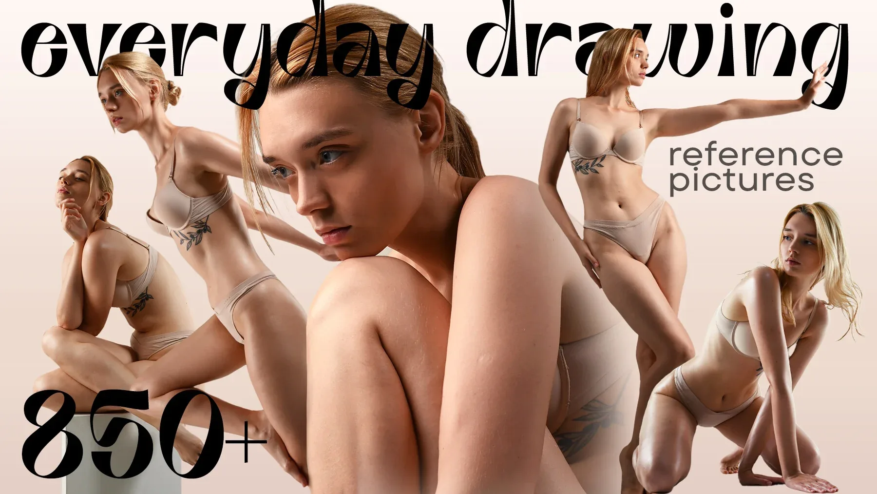 Everyday Drawing Art Poses 850+