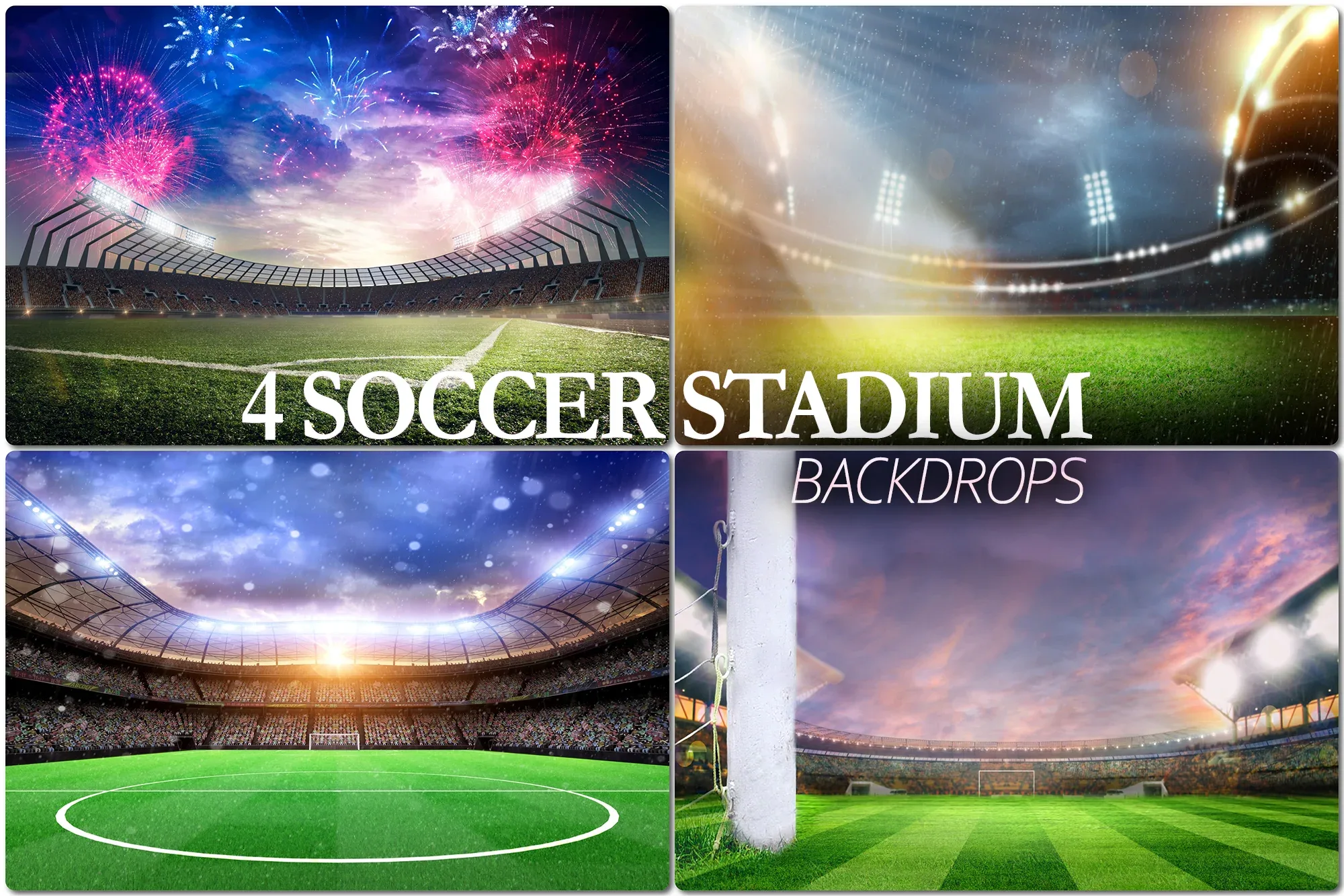4 Football Stadium Backdrop, Soccer Goal Background, Sports Stadium Backdrops, Stadium Lights, Photoshop Overlays, Spotlight, Floodlight