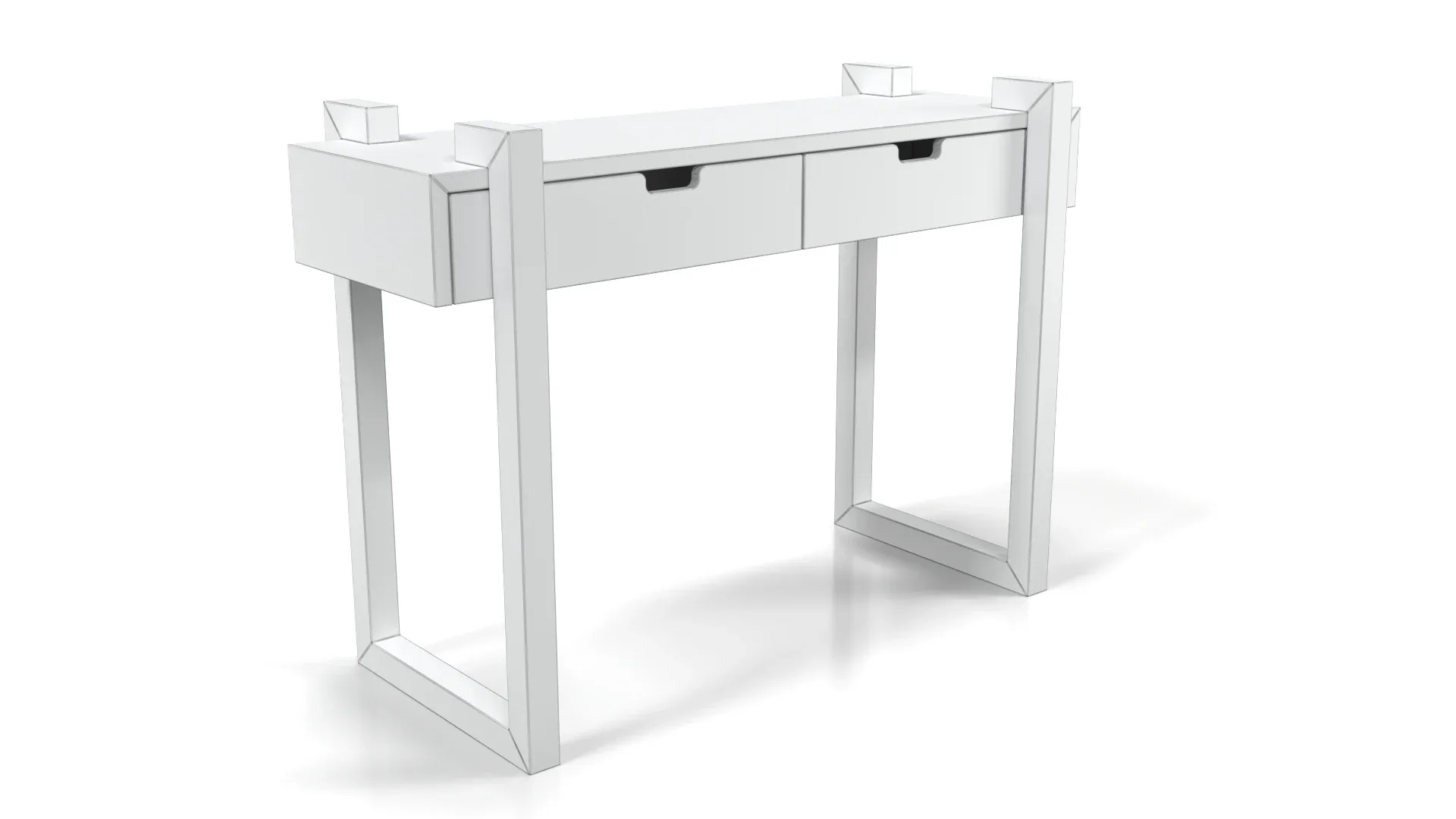 Console Table Stained Walnut