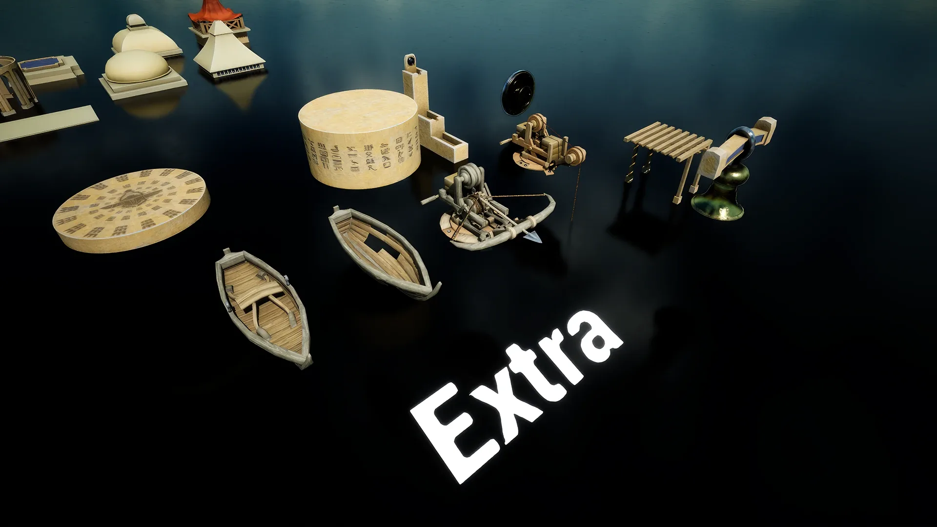 Egypt Themed Stylized 3D Modular Pack | City Pack | 3D Tudor