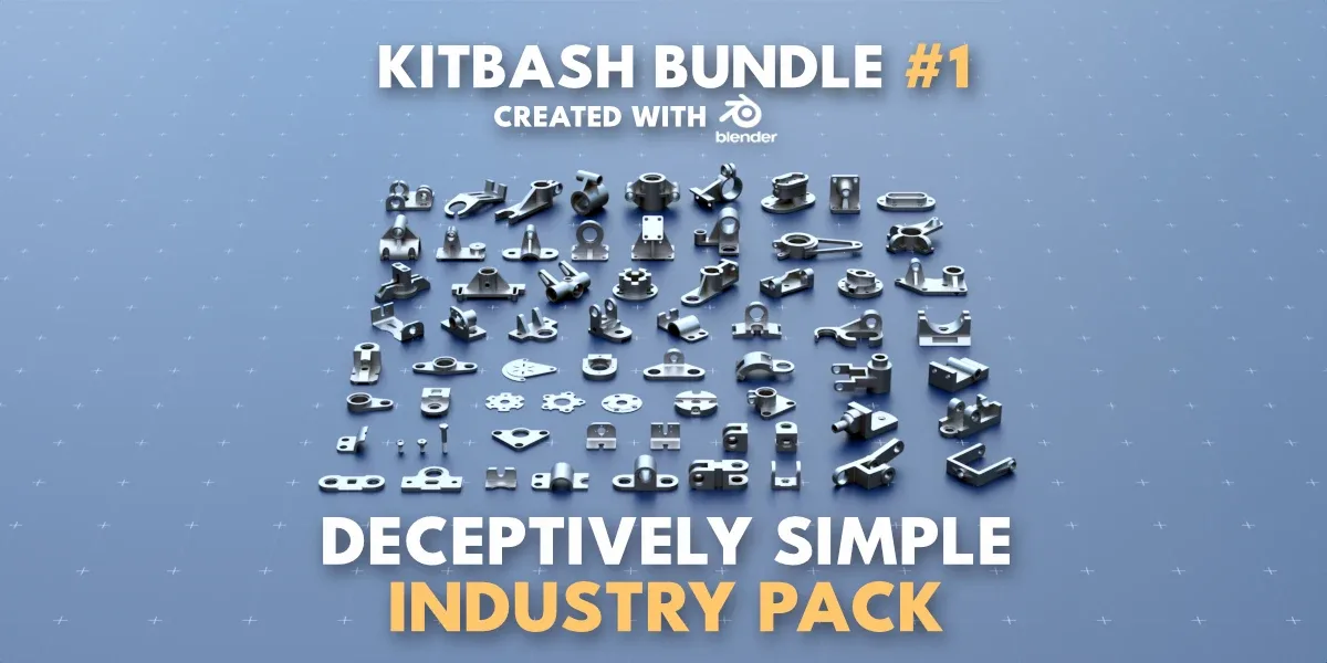 Simple Industry Kitbash Bundle #1