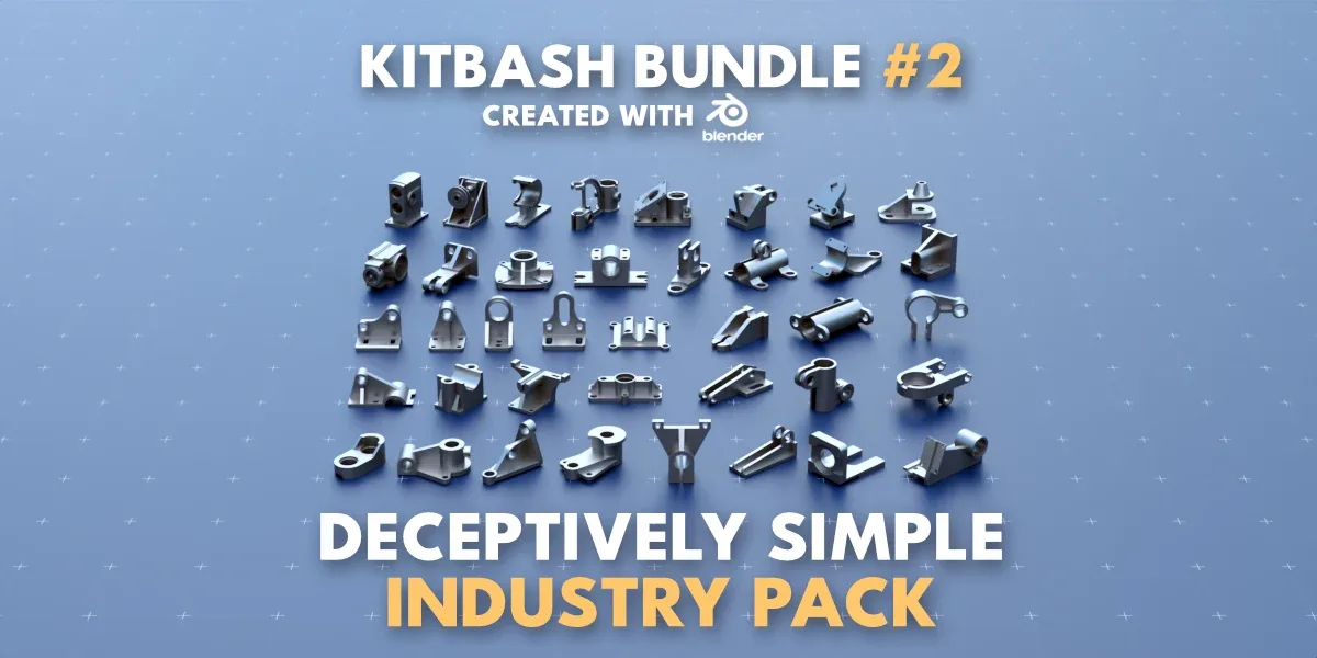 Simple Industry Kitbash Bundle #2