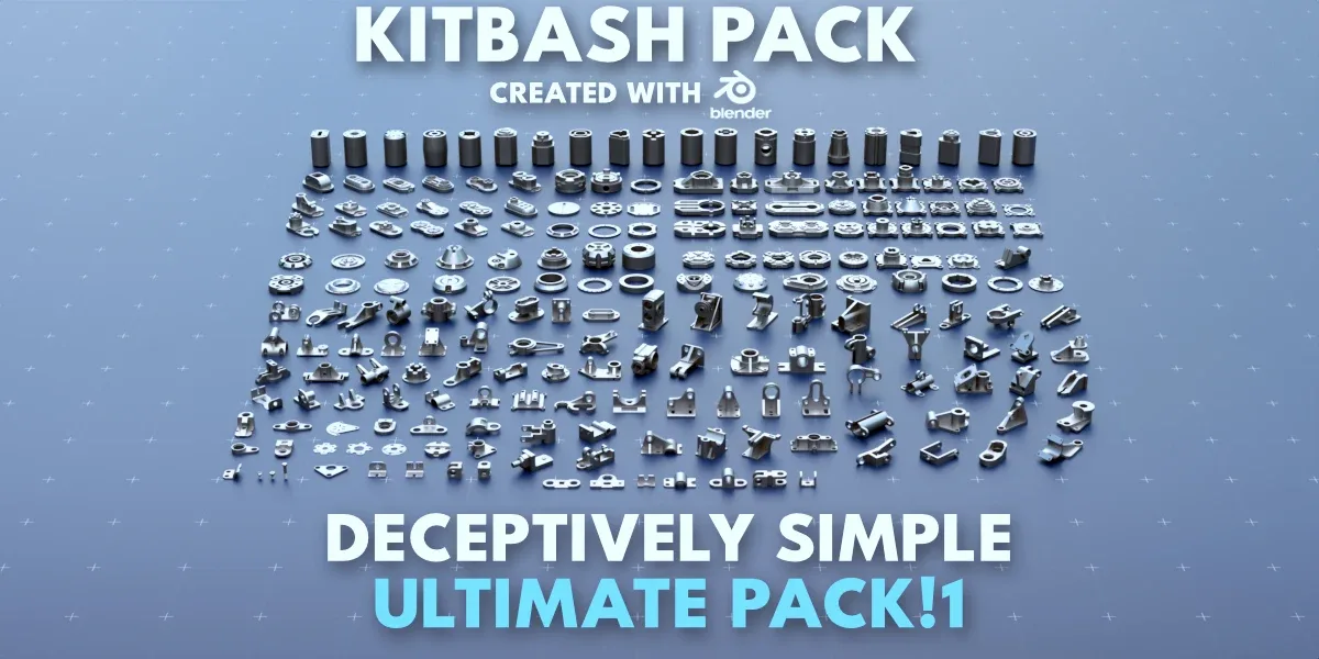 Simple Kitbash Bundle #Ultimate!1 //210 Models//