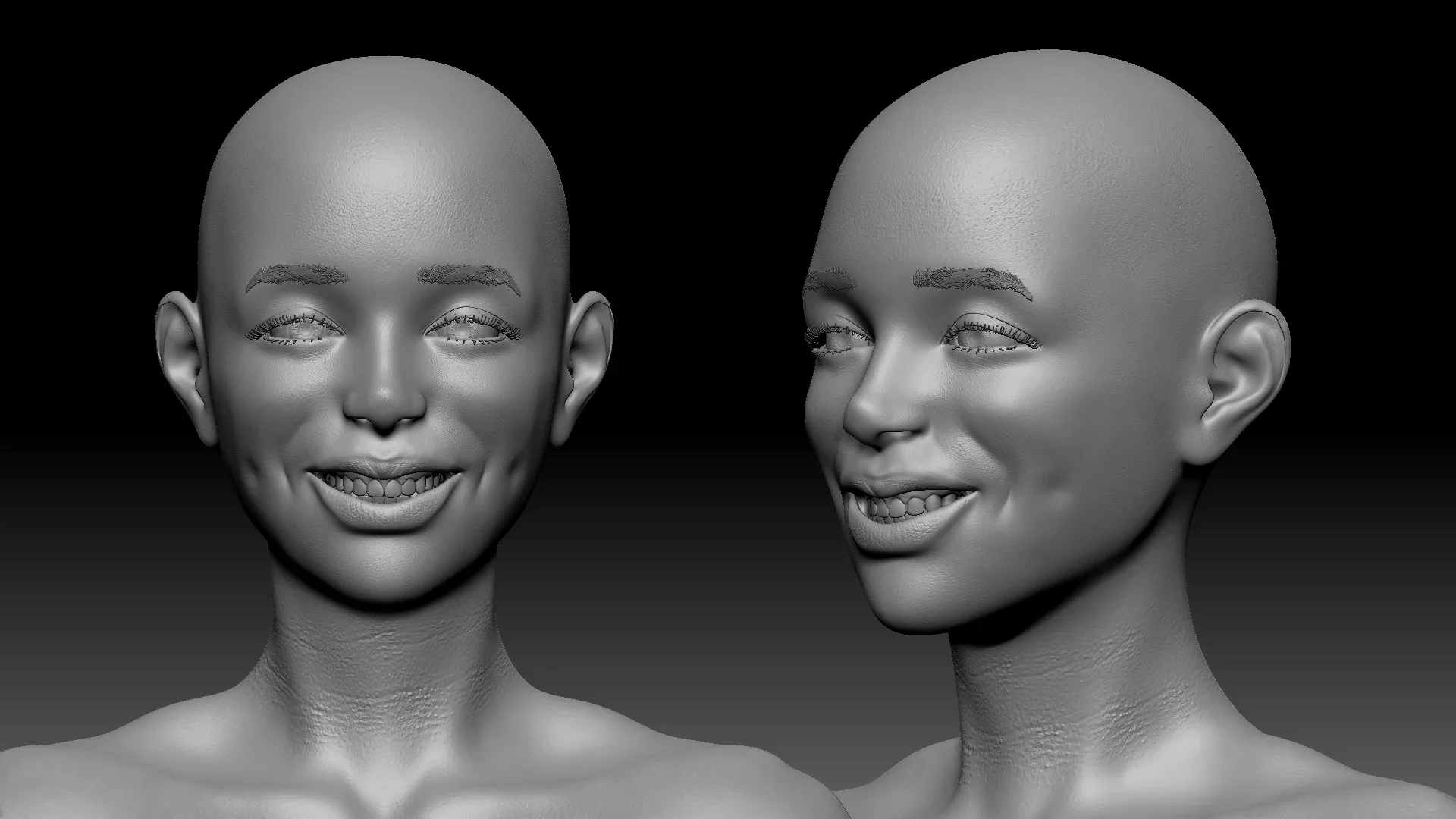 Female anatomy base model