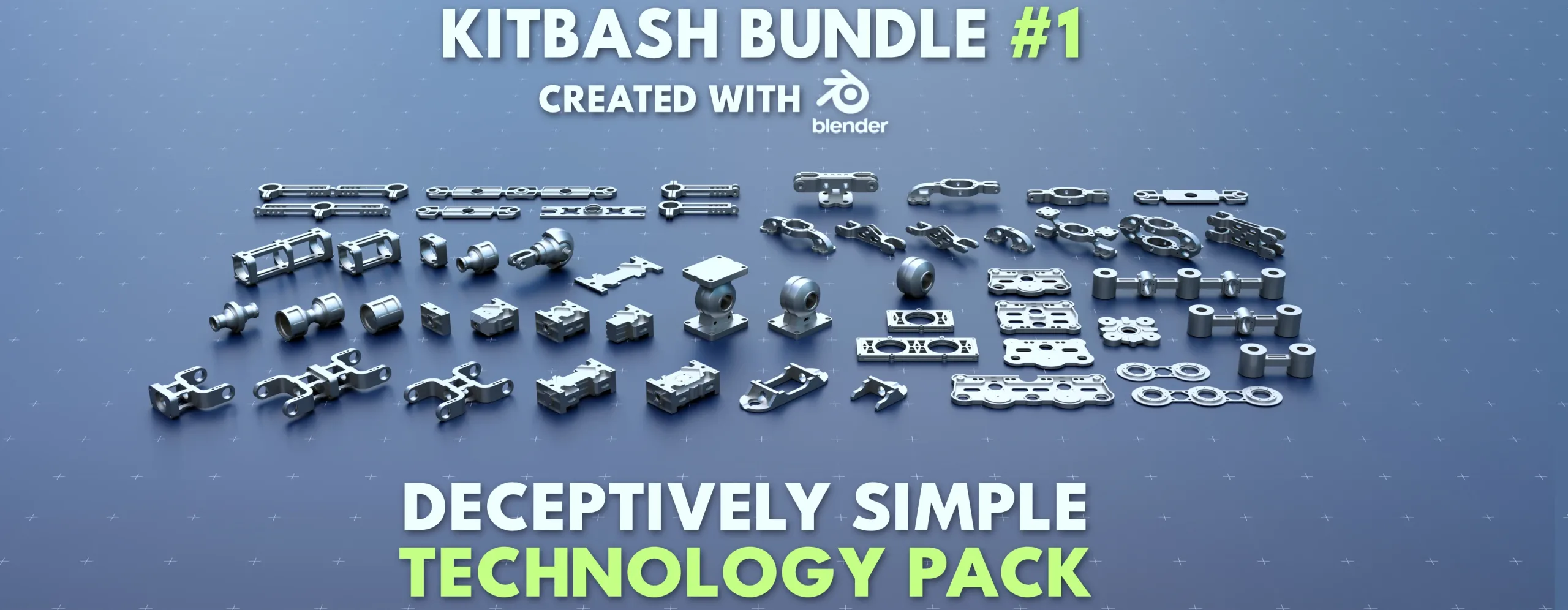 Simple Technology Kitbash Bundle #1