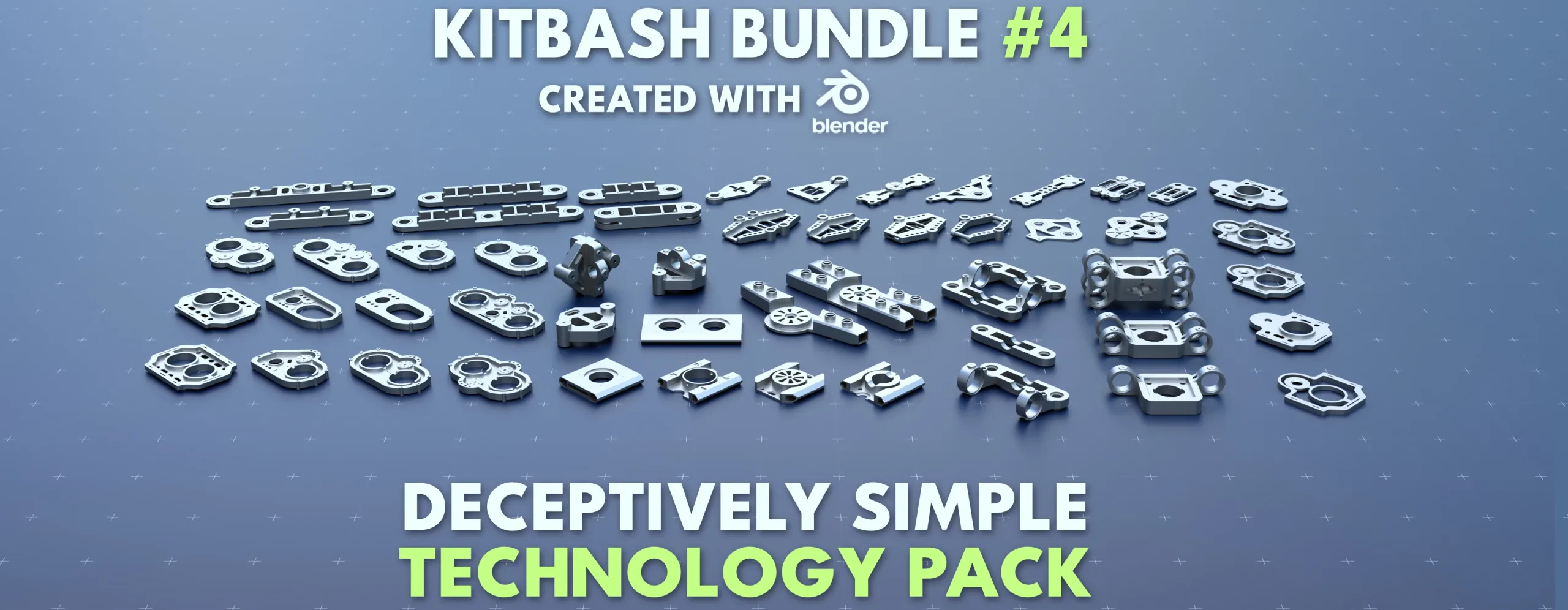 Simple Technology Kitbash Bundle #4