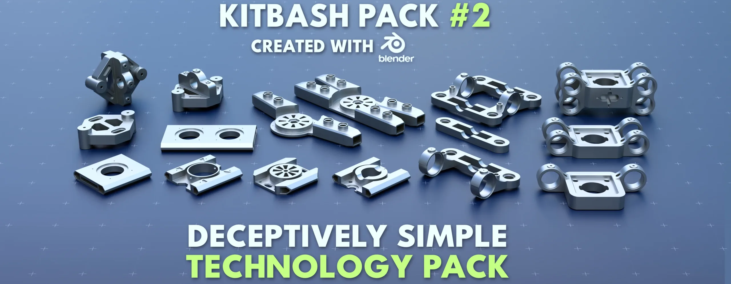 Simple Technology Kitbash Bundle #4