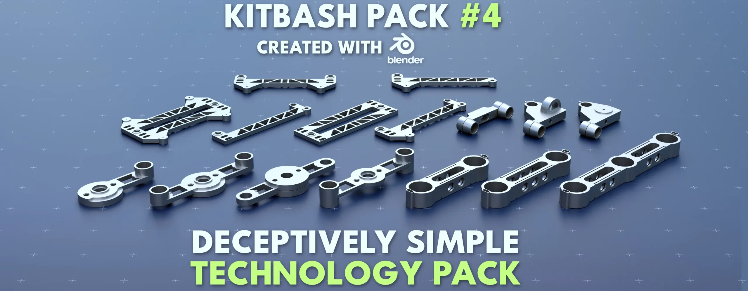 Simple Technology Kitbash Bundle #Mega_1