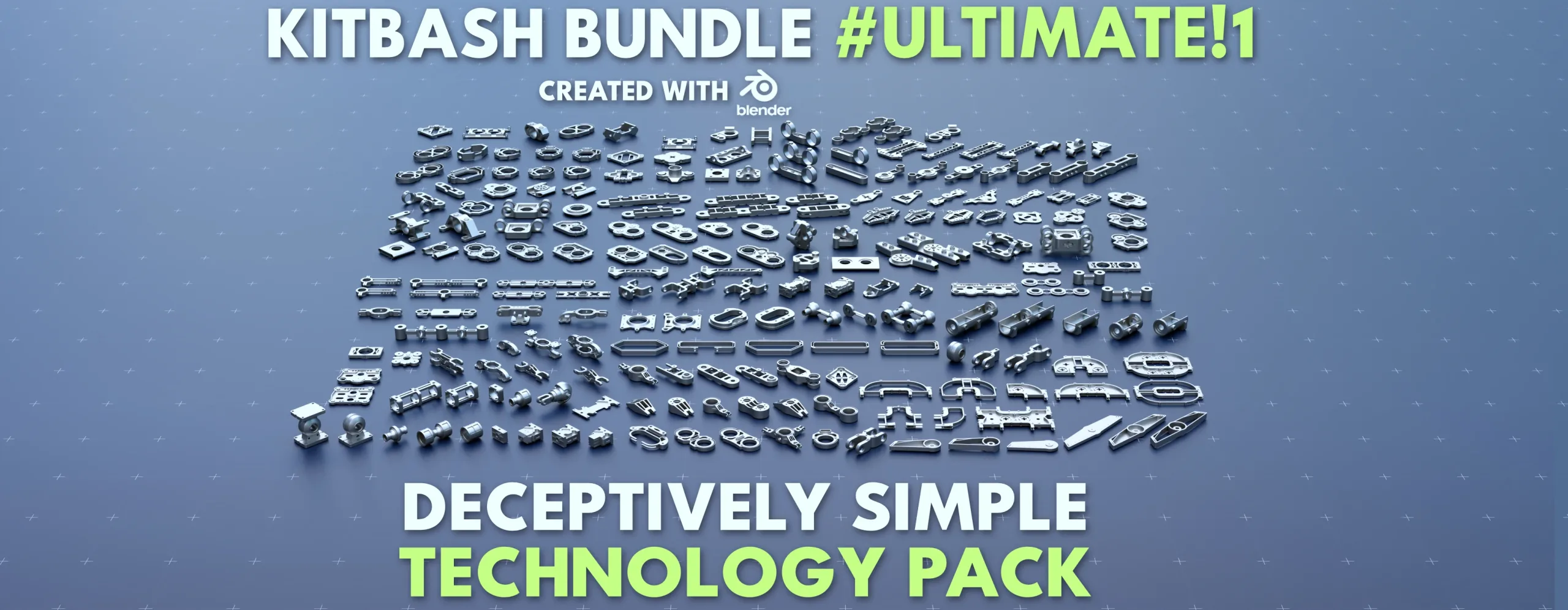 Simple Kitbash Bundle #Ultimate!1 //Over 210 Models//