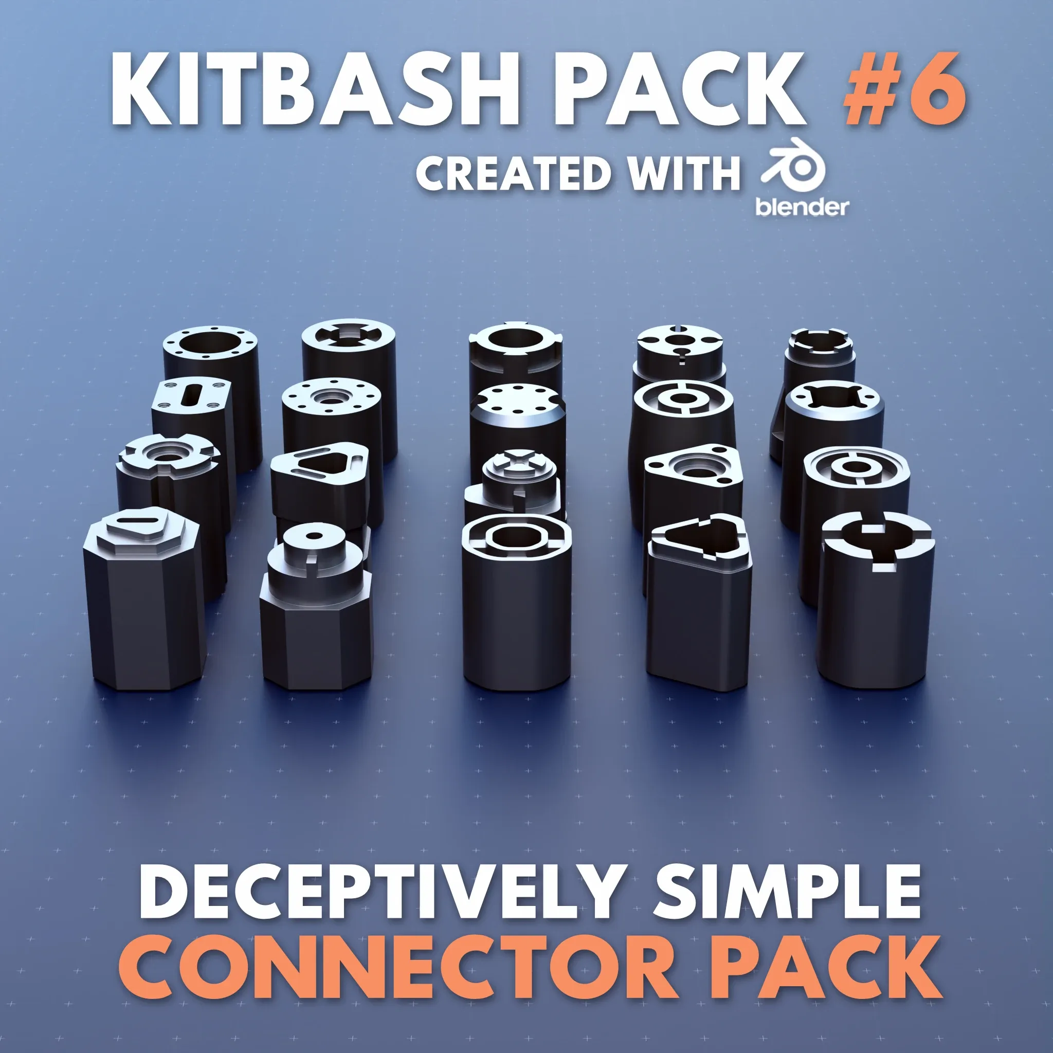 Simple Kitbash Bundle #Pancake! //Over 420 Models//