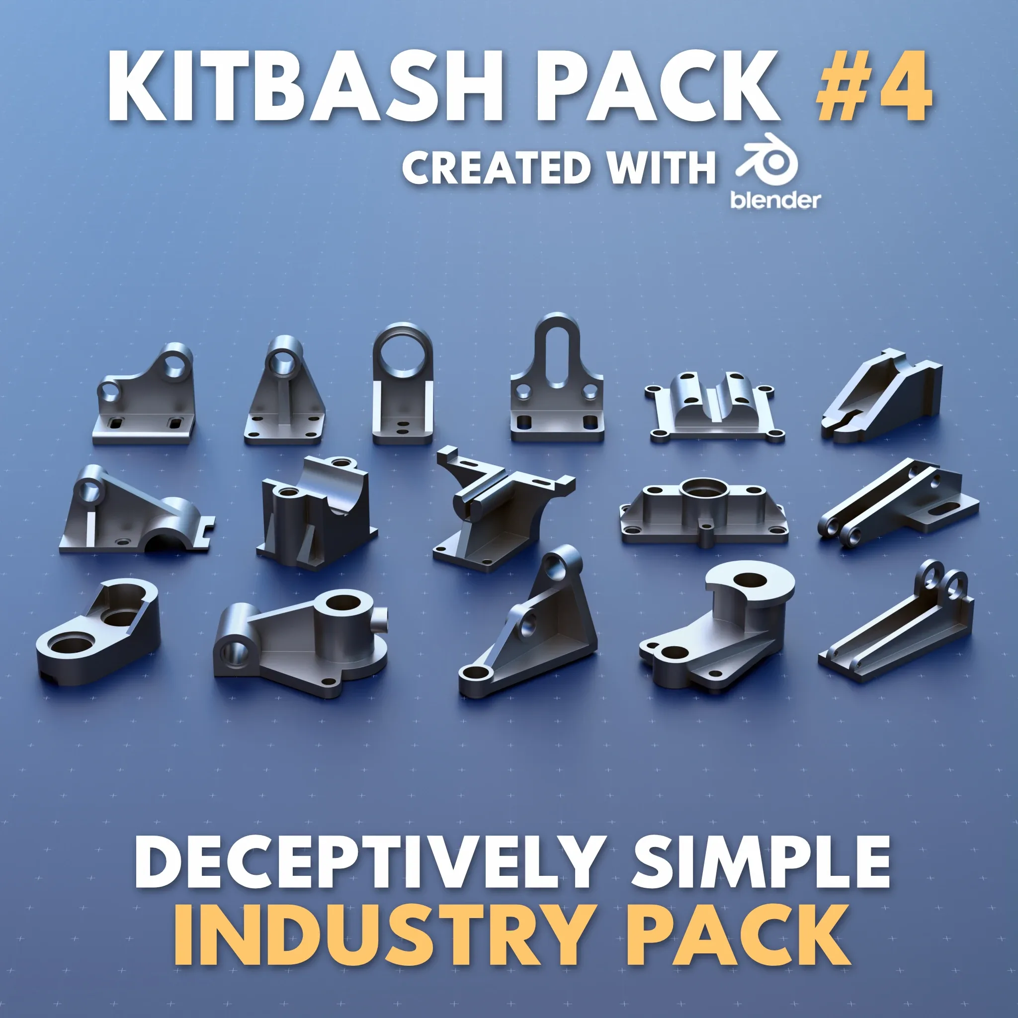 Simple Kitbash Bundle #Pancake! //Over 420 Models//