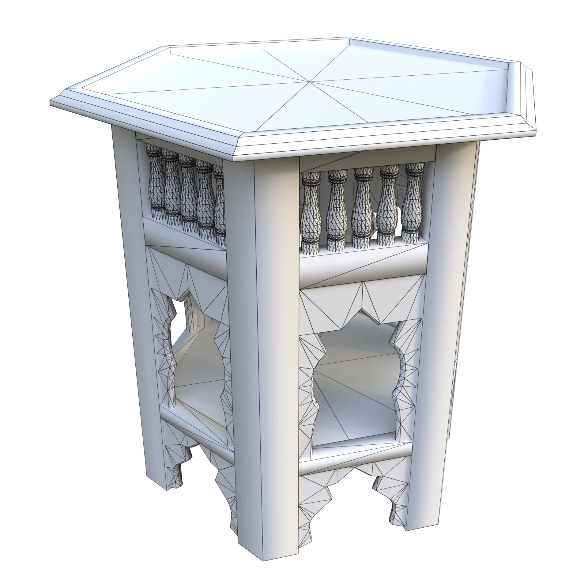 Painted Table Arabic (Game assets)