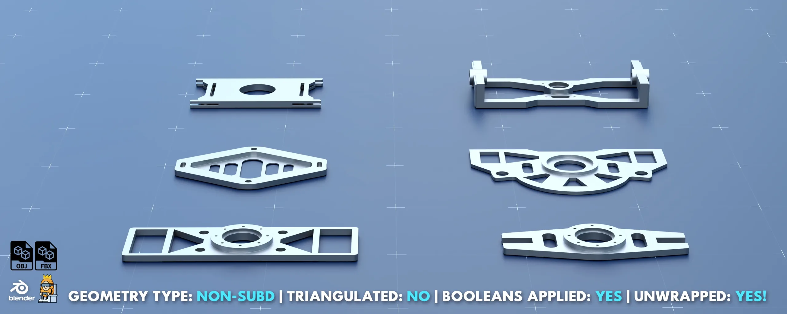 Factory Greeble Kitbash Pack #3 //125 Models