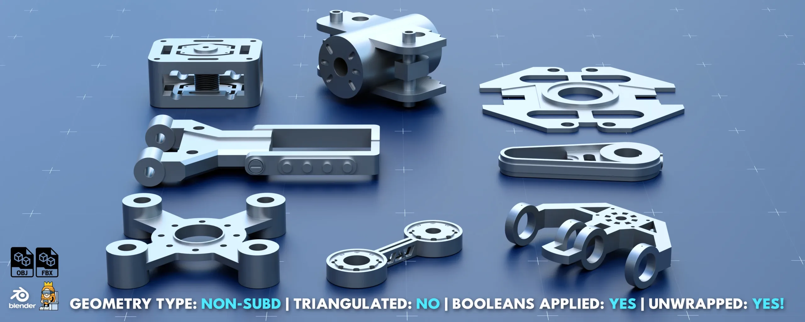 Factory Greeble Kitbash Pack #3 //125 Models