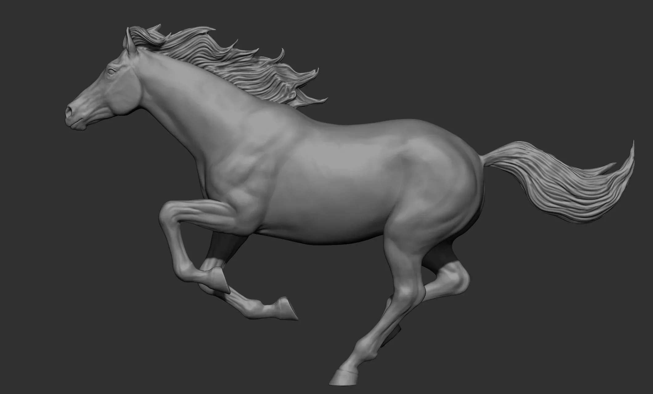 18 horse poses - 3D Models