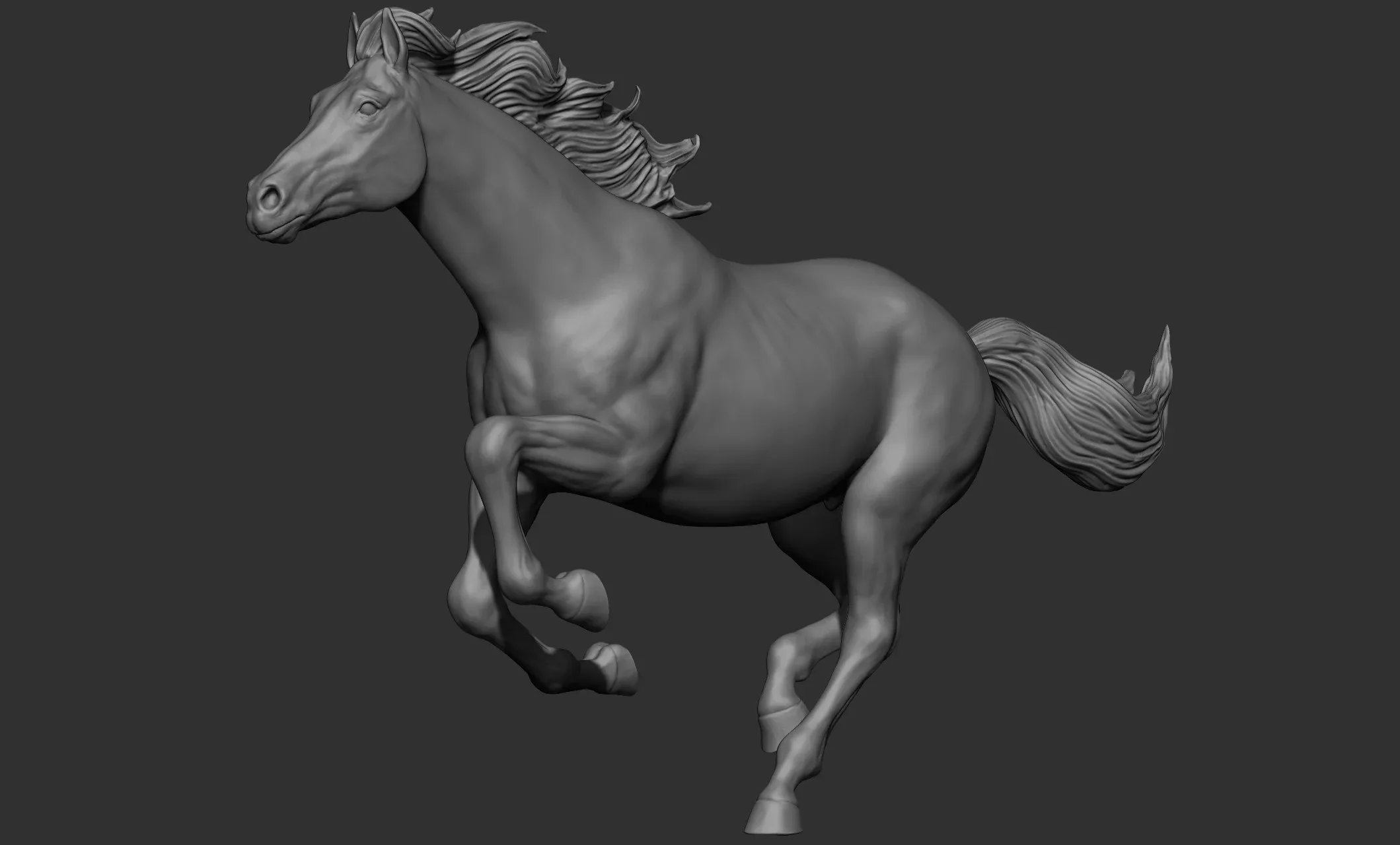 18 horse poses - 3D Models