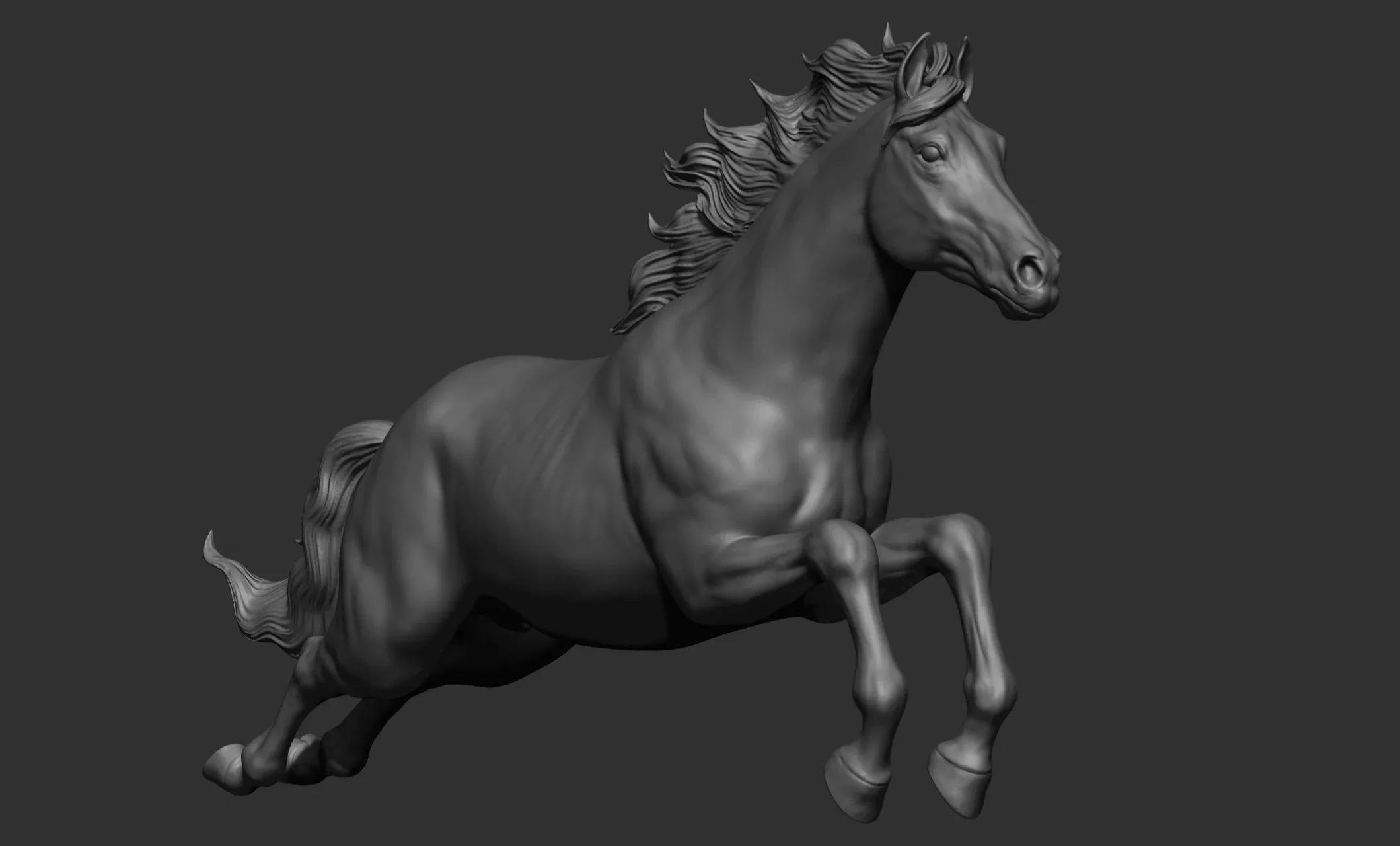 18 horse poses - 3D Models