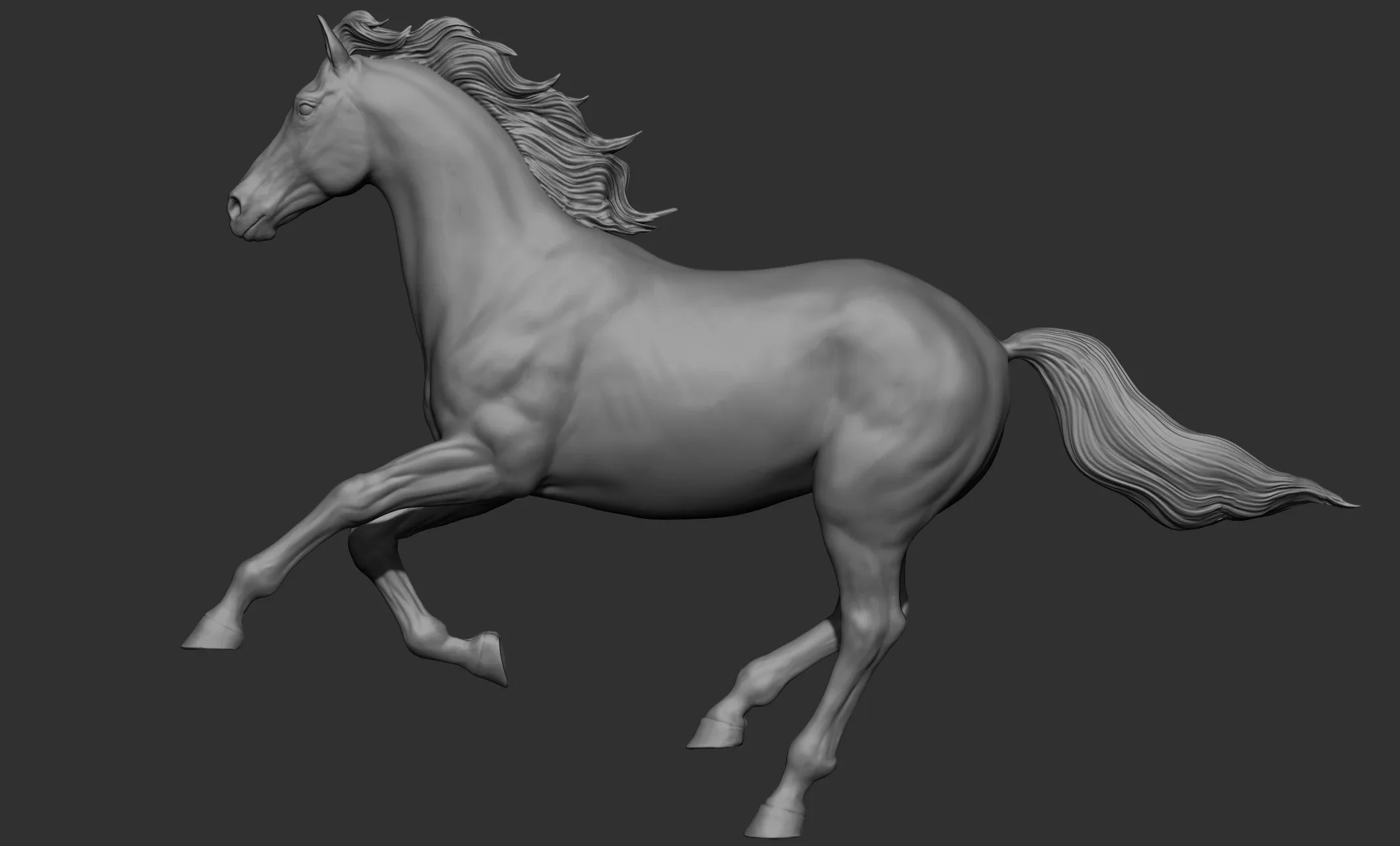 18 horse poses - 3D Models