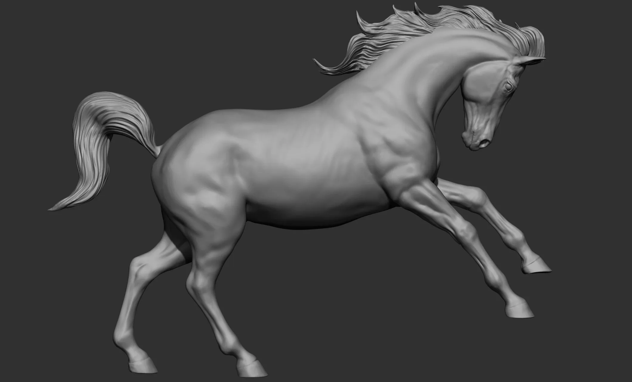 18 horse poses - 3D Models