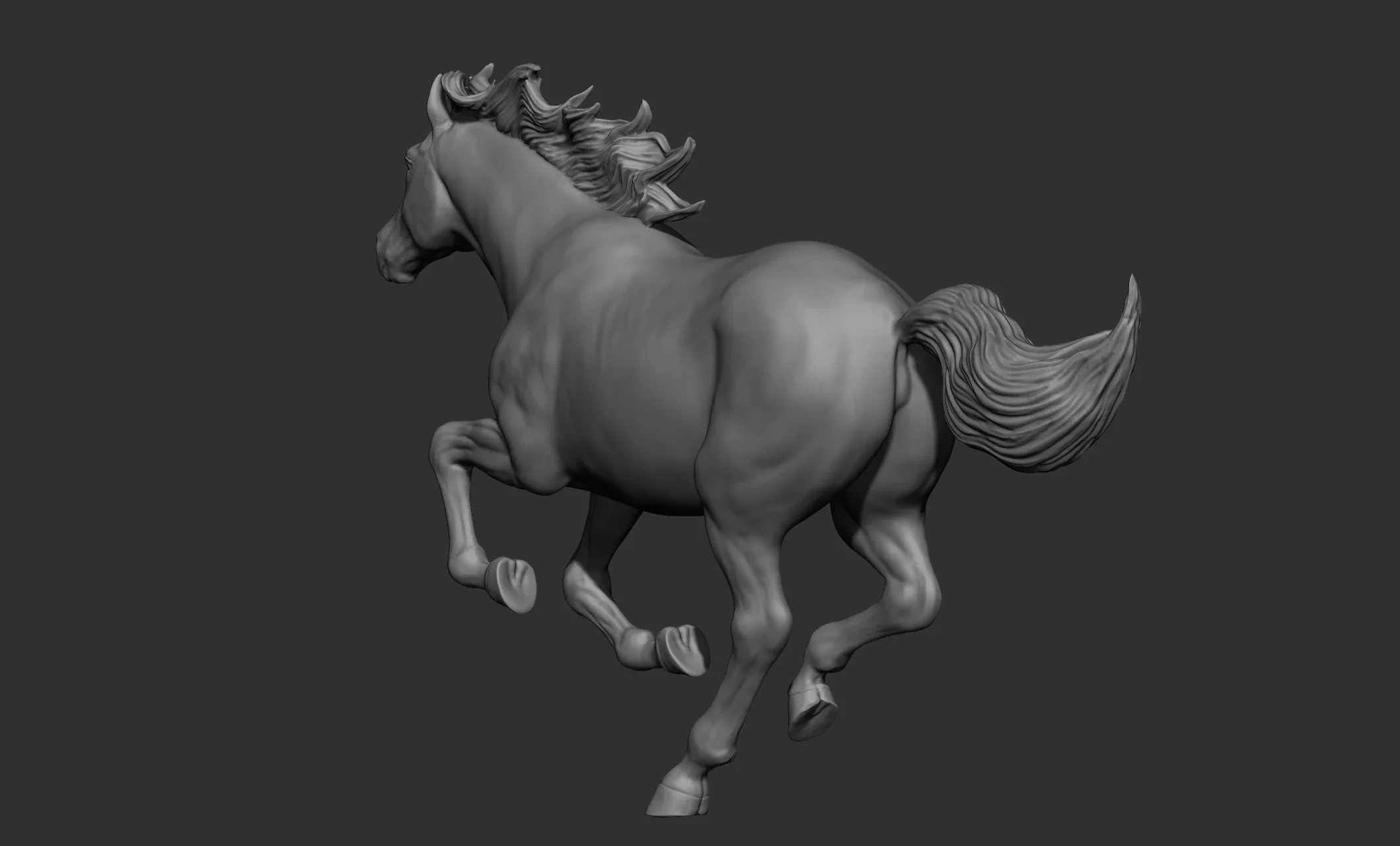 18 horse poses - 3D Models