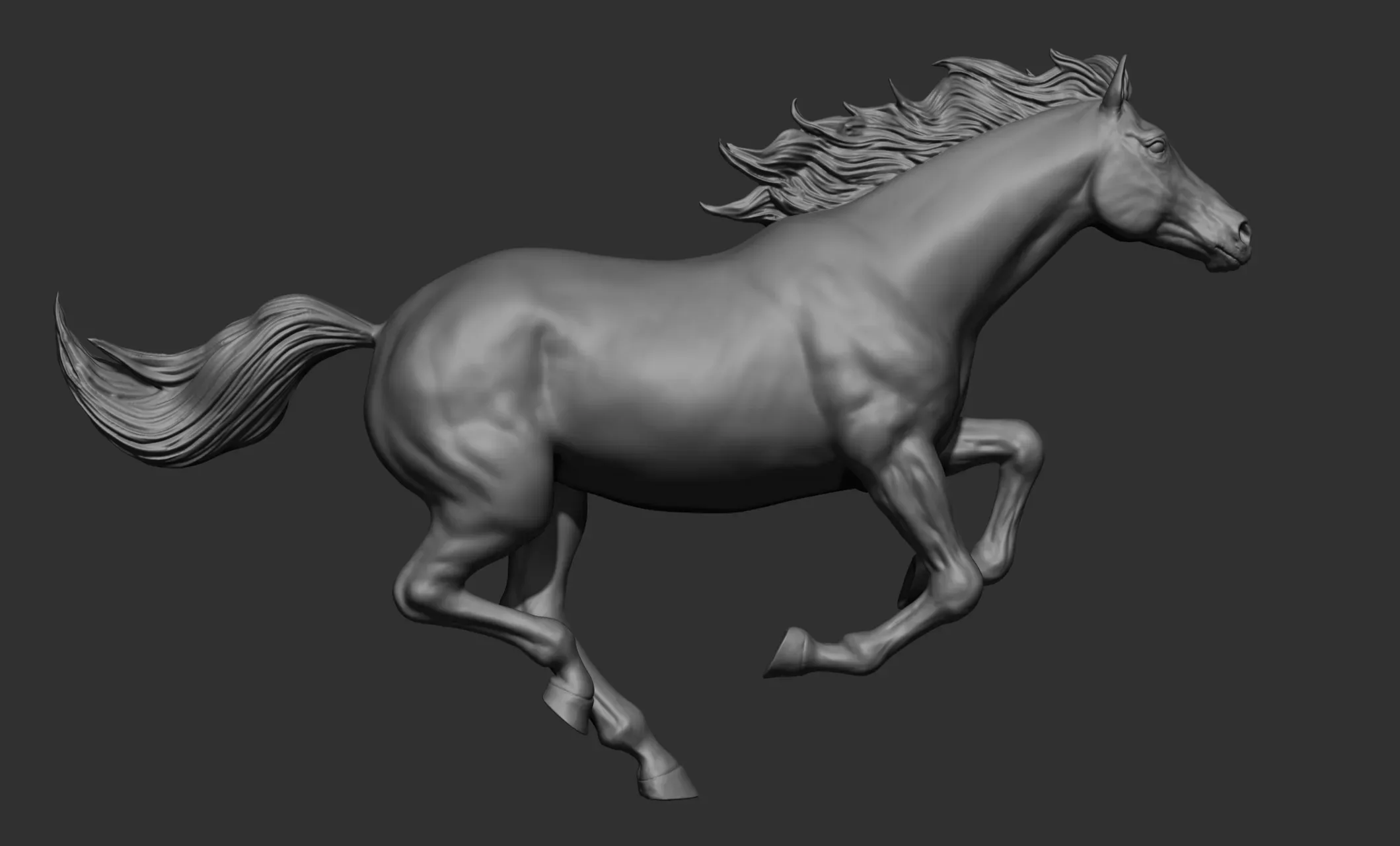 18 horse poses - 3D Models