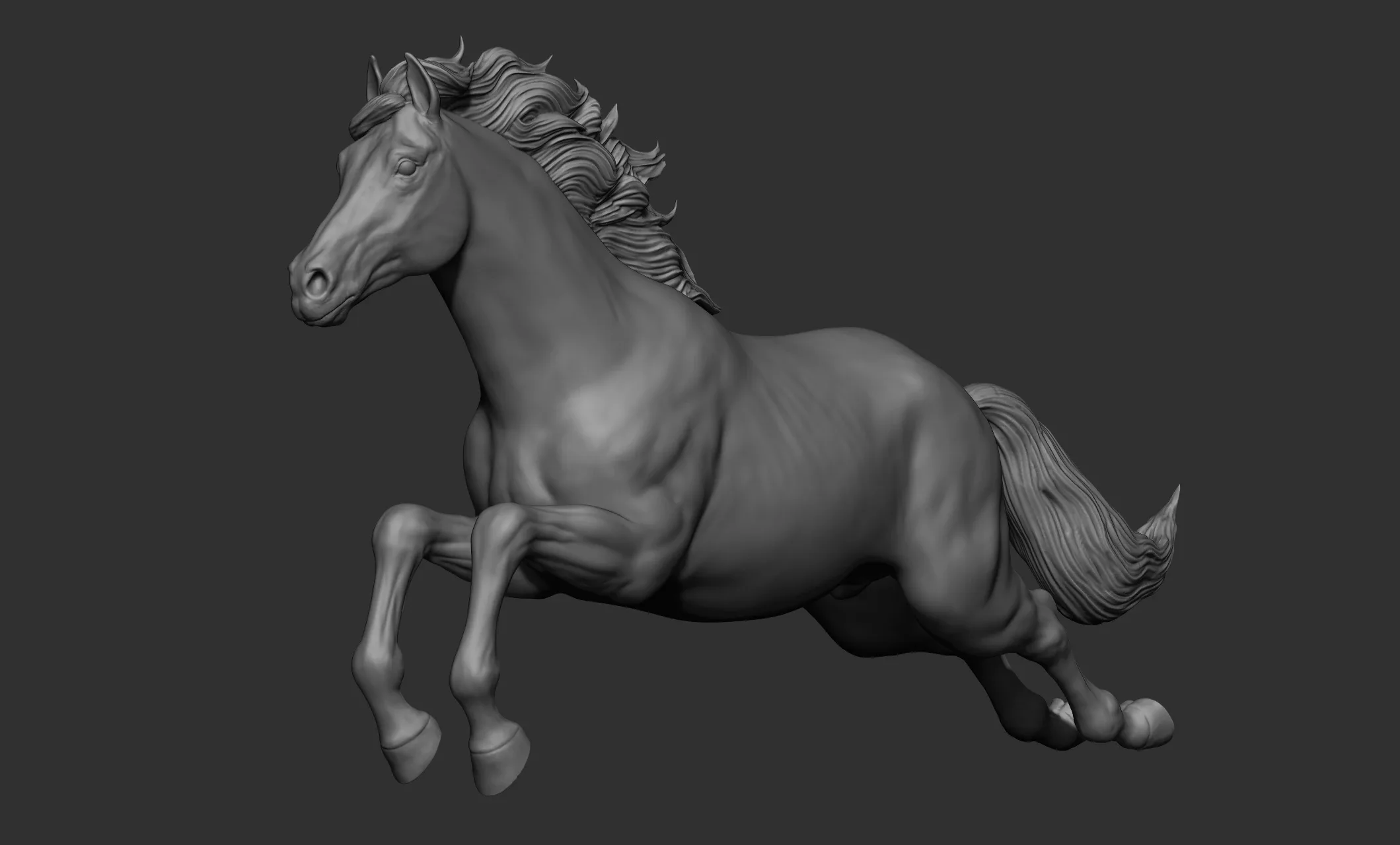 18 horse poses - 3D Models