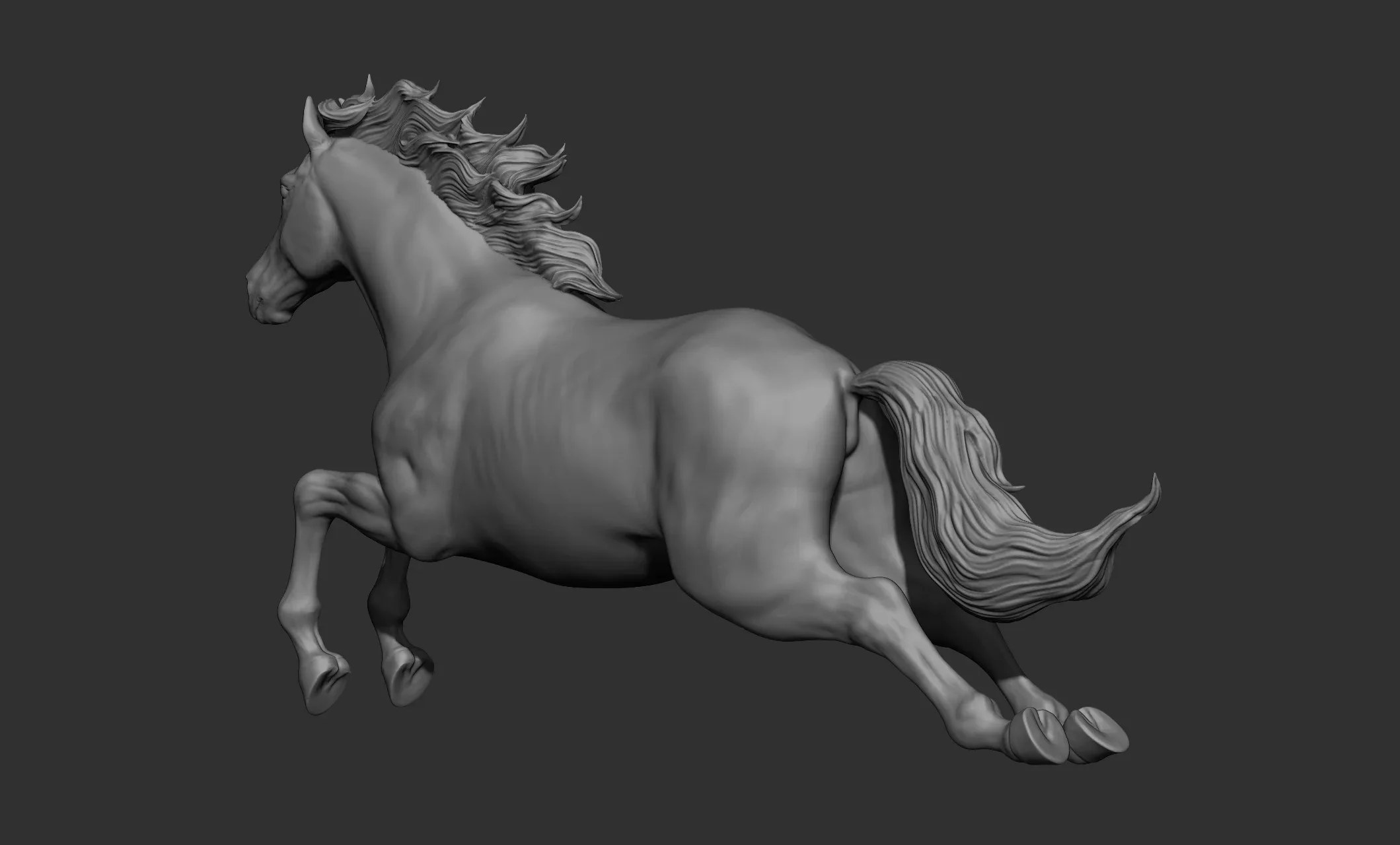 18 horse poses - 3D Models