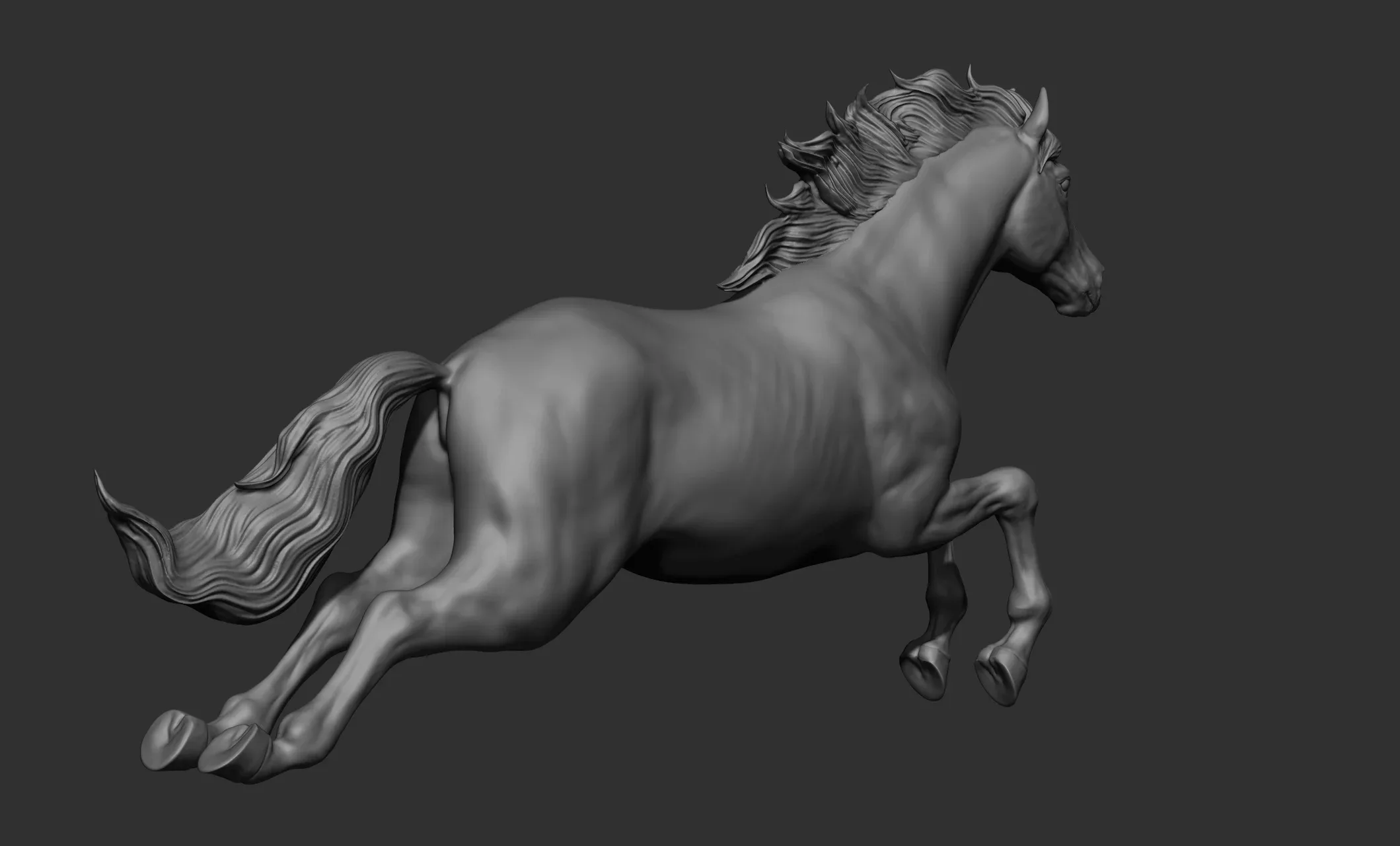 18 horse poses - 3D Models
