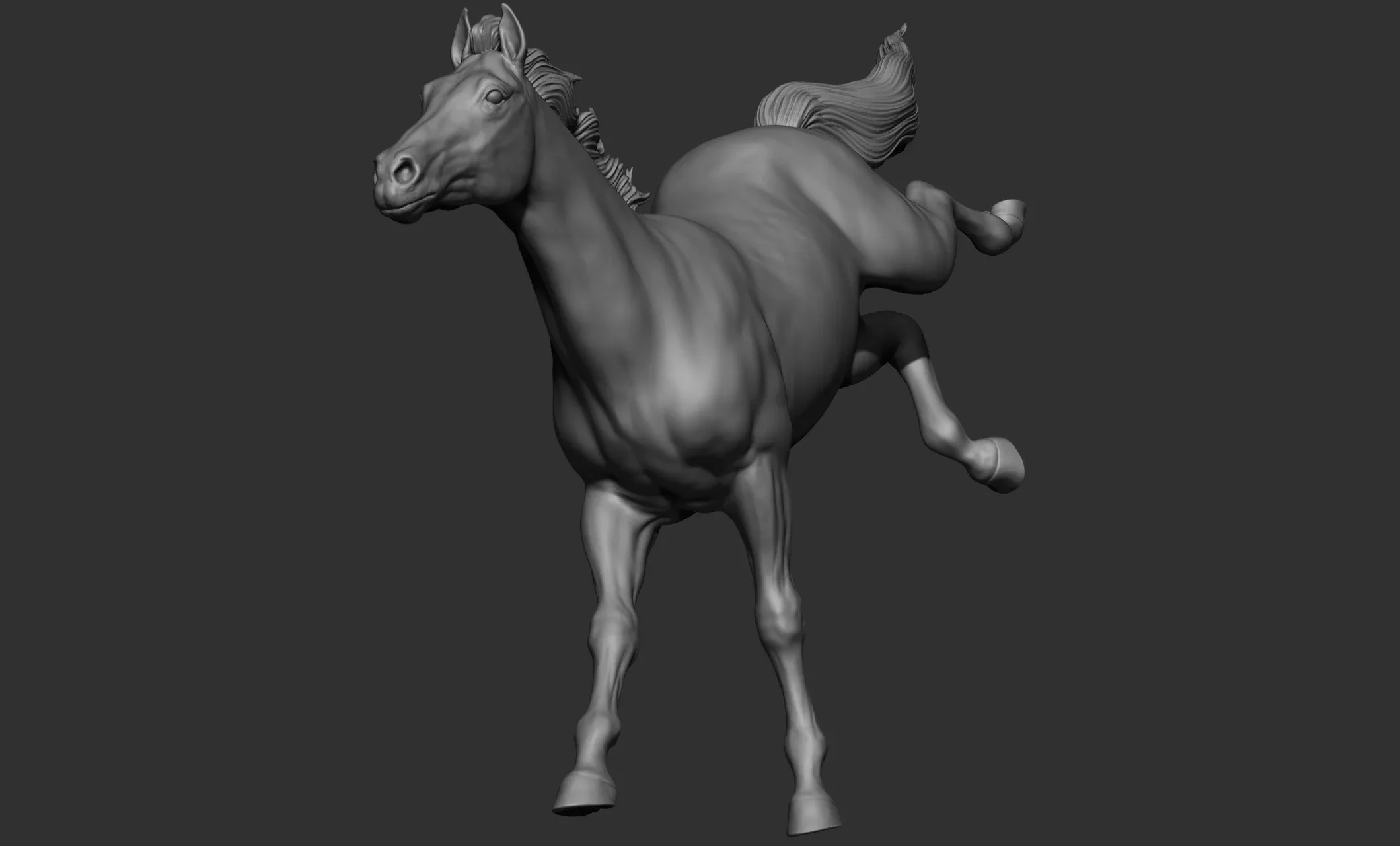 18 horse poses - 3D Models