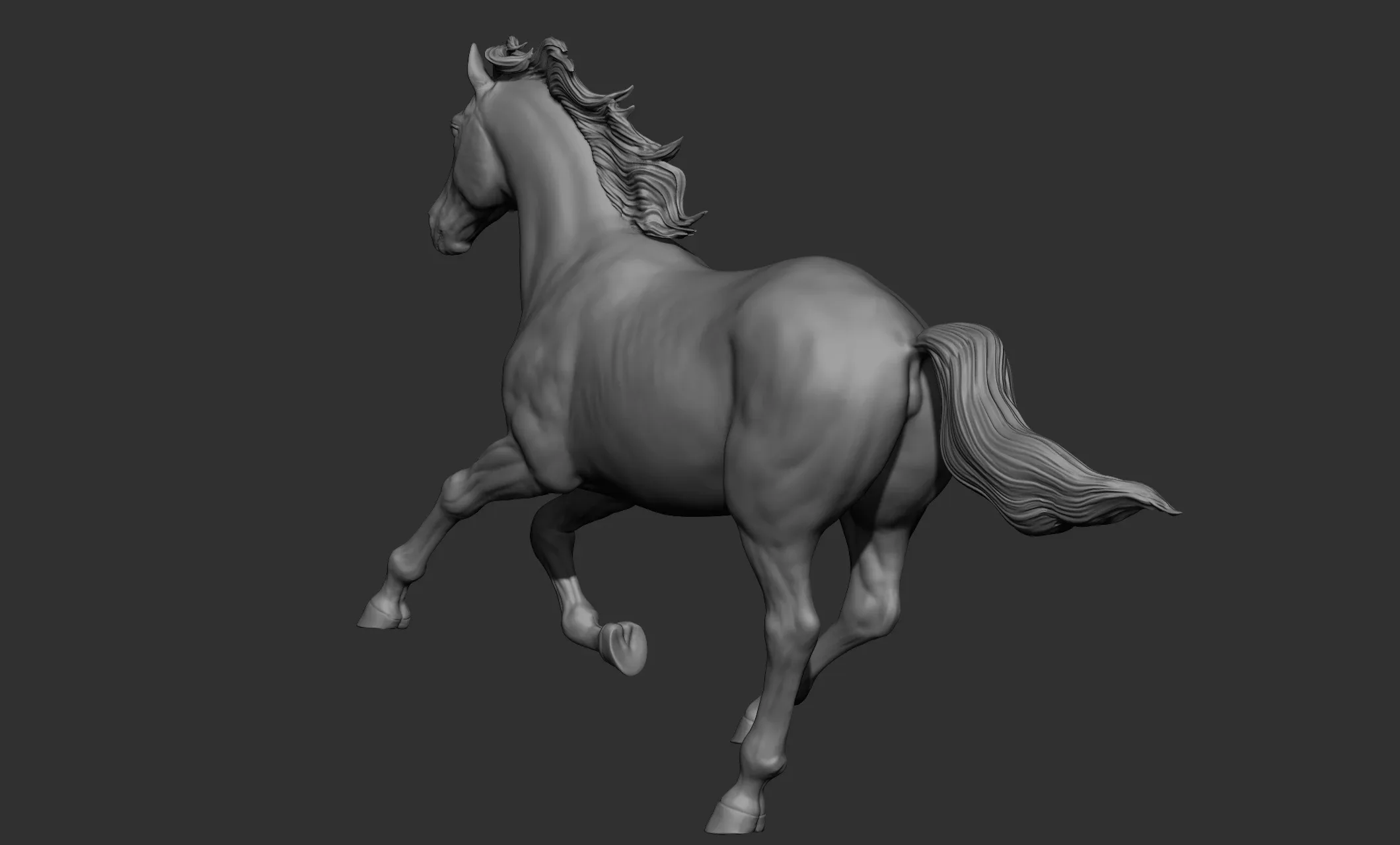 18 horse poses - 3D Models