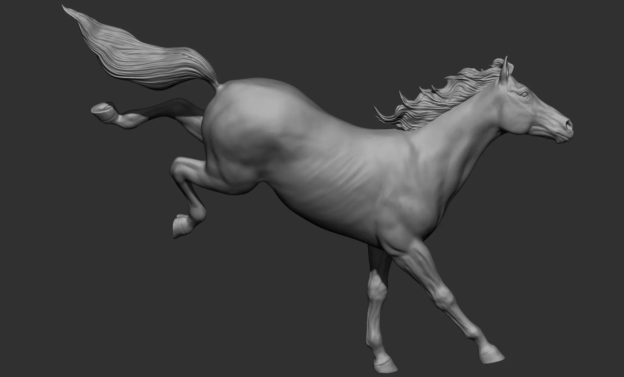 18 horse poses - 3D Models