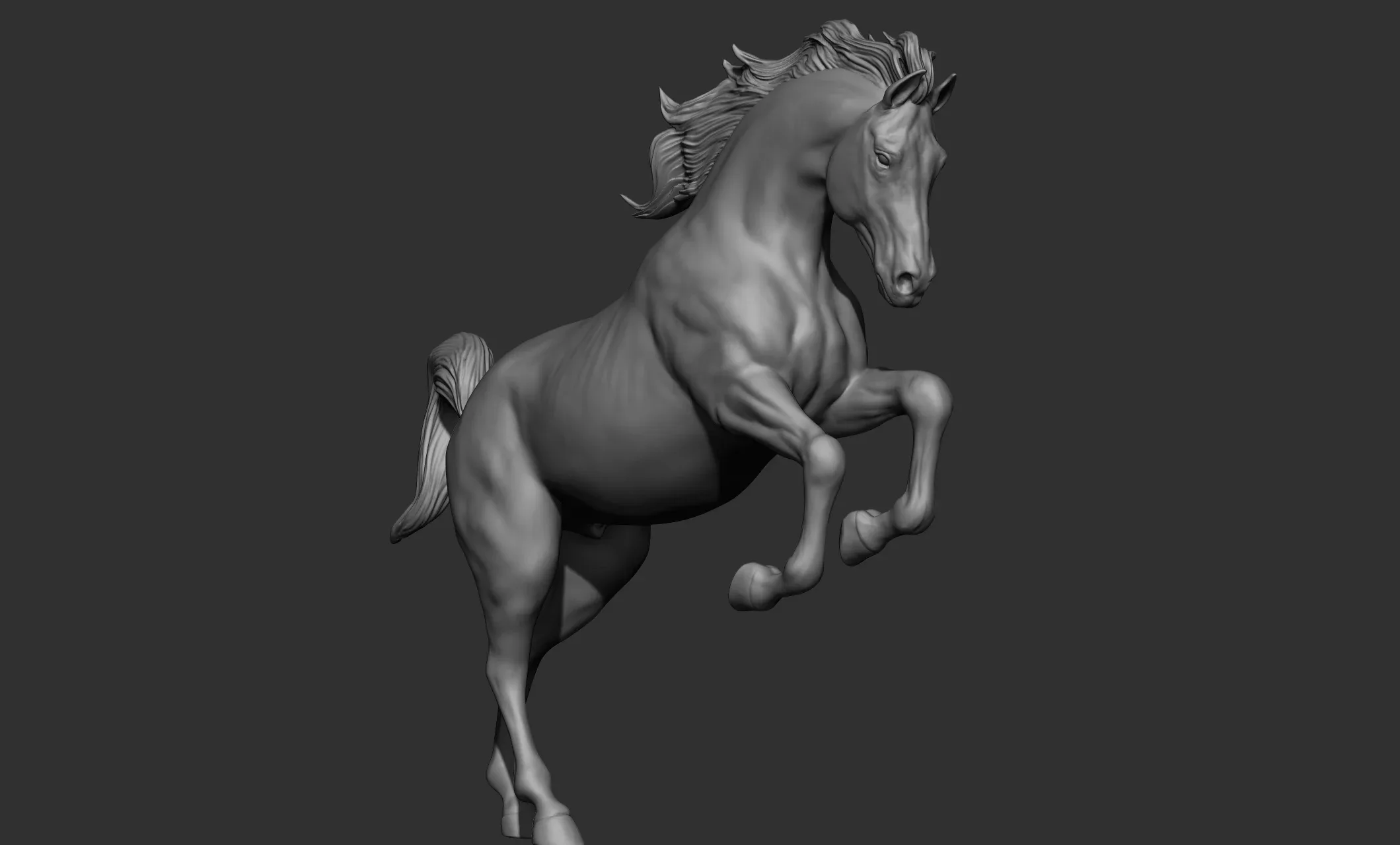 18 horse poses - 3D Models