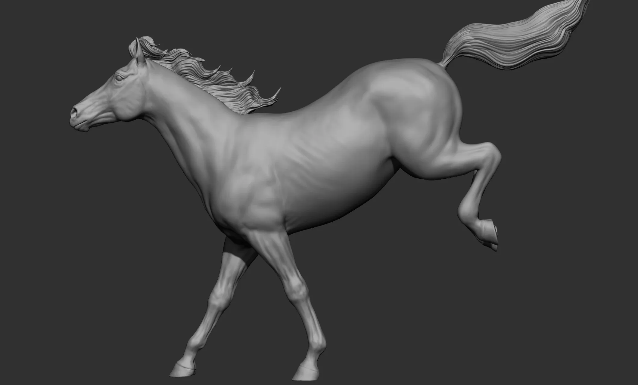 18 horse poses - 3D Models