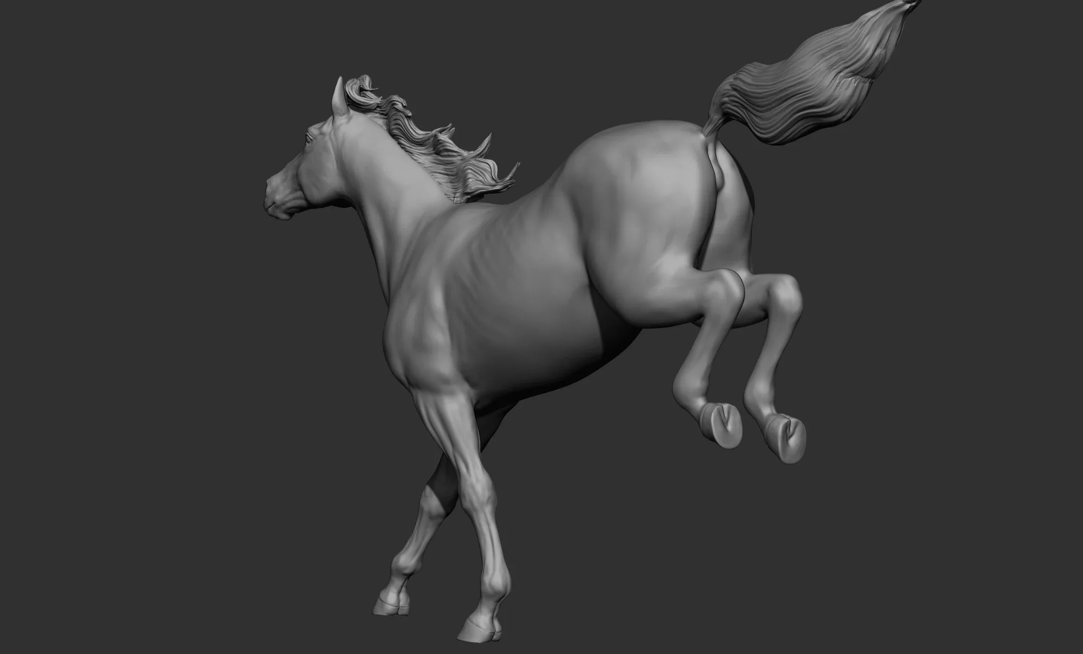 18 horse poses - 3D Models