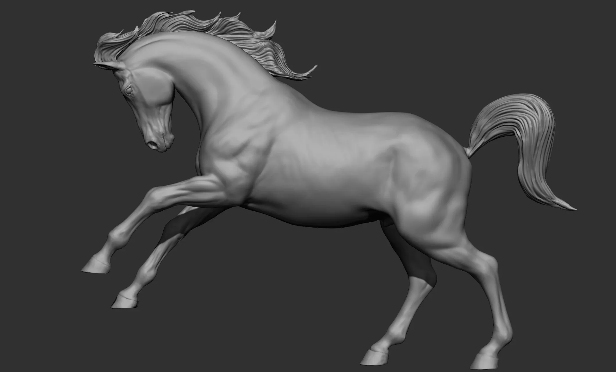 18 horse poses - 3D Models