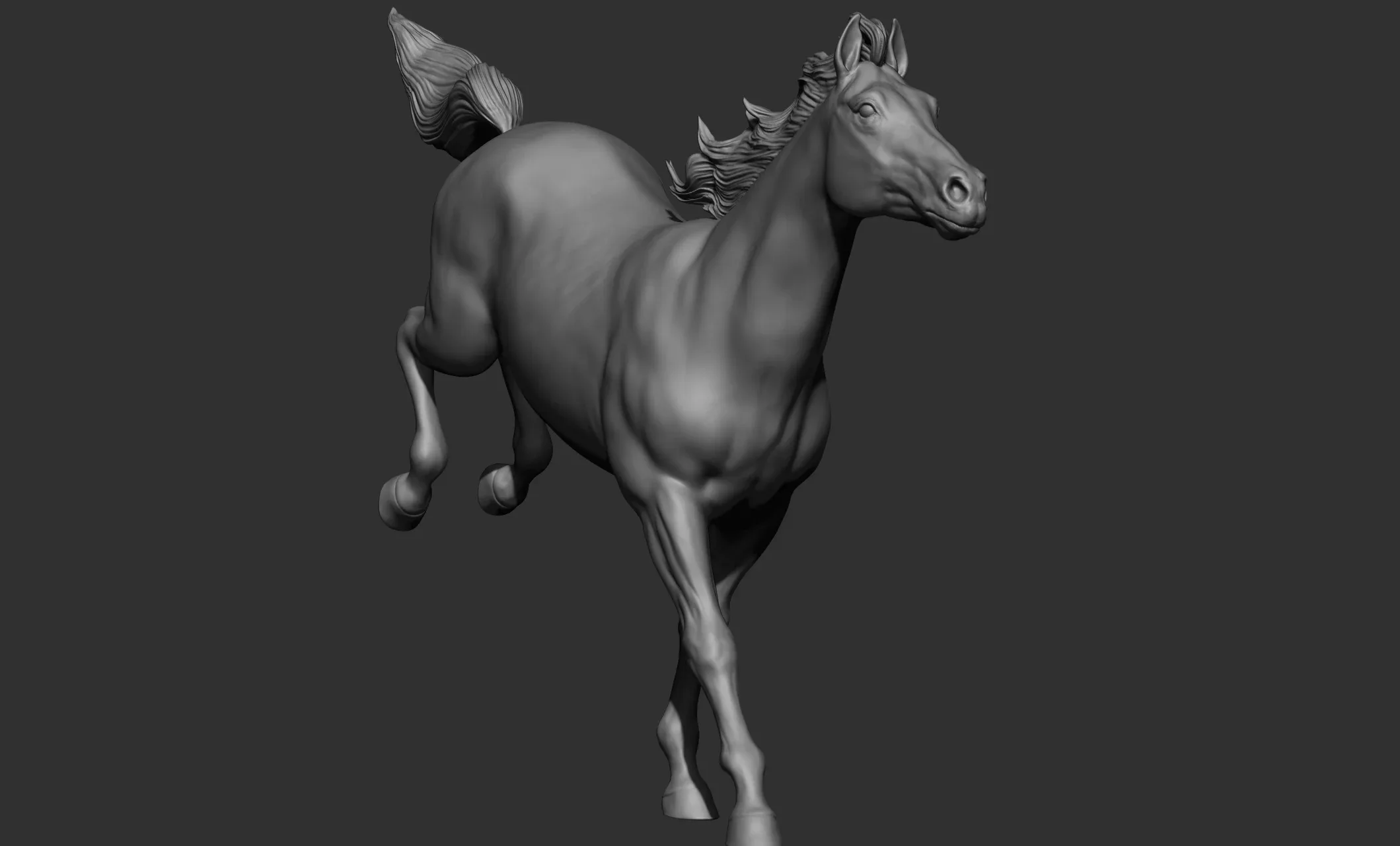 18 horse poses - 3D Models
