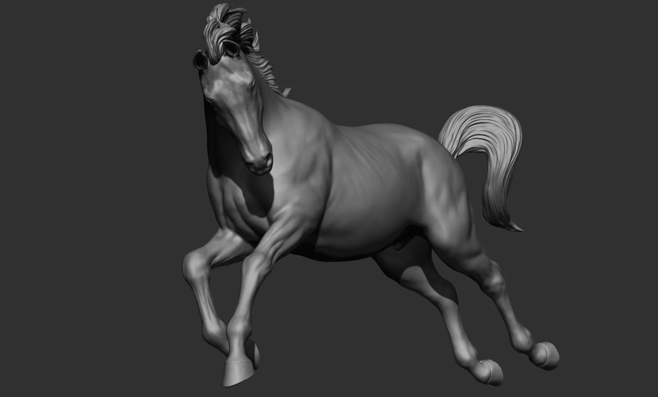 18 horse poses - 3D Models