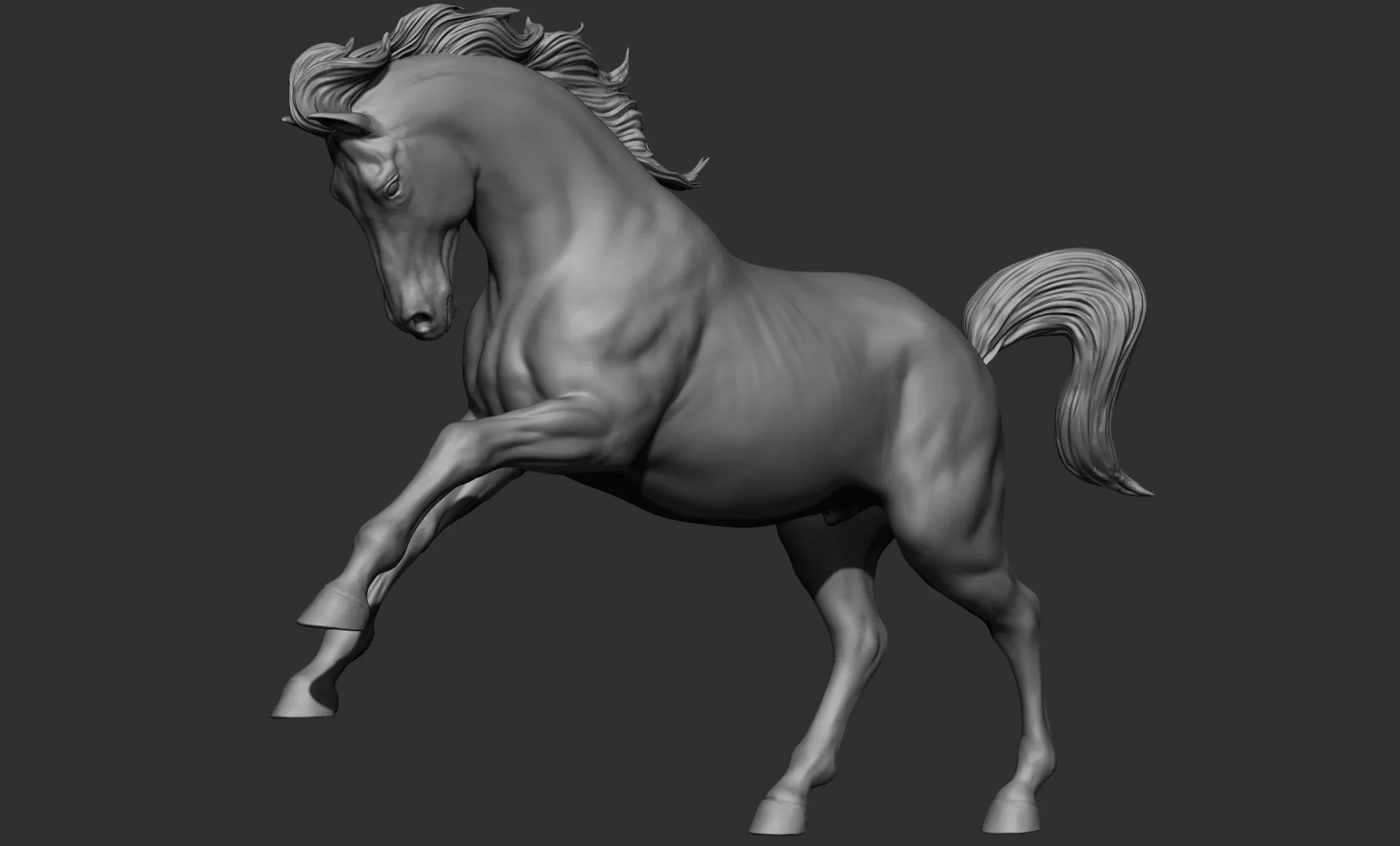 18 horse poses - 3D Models