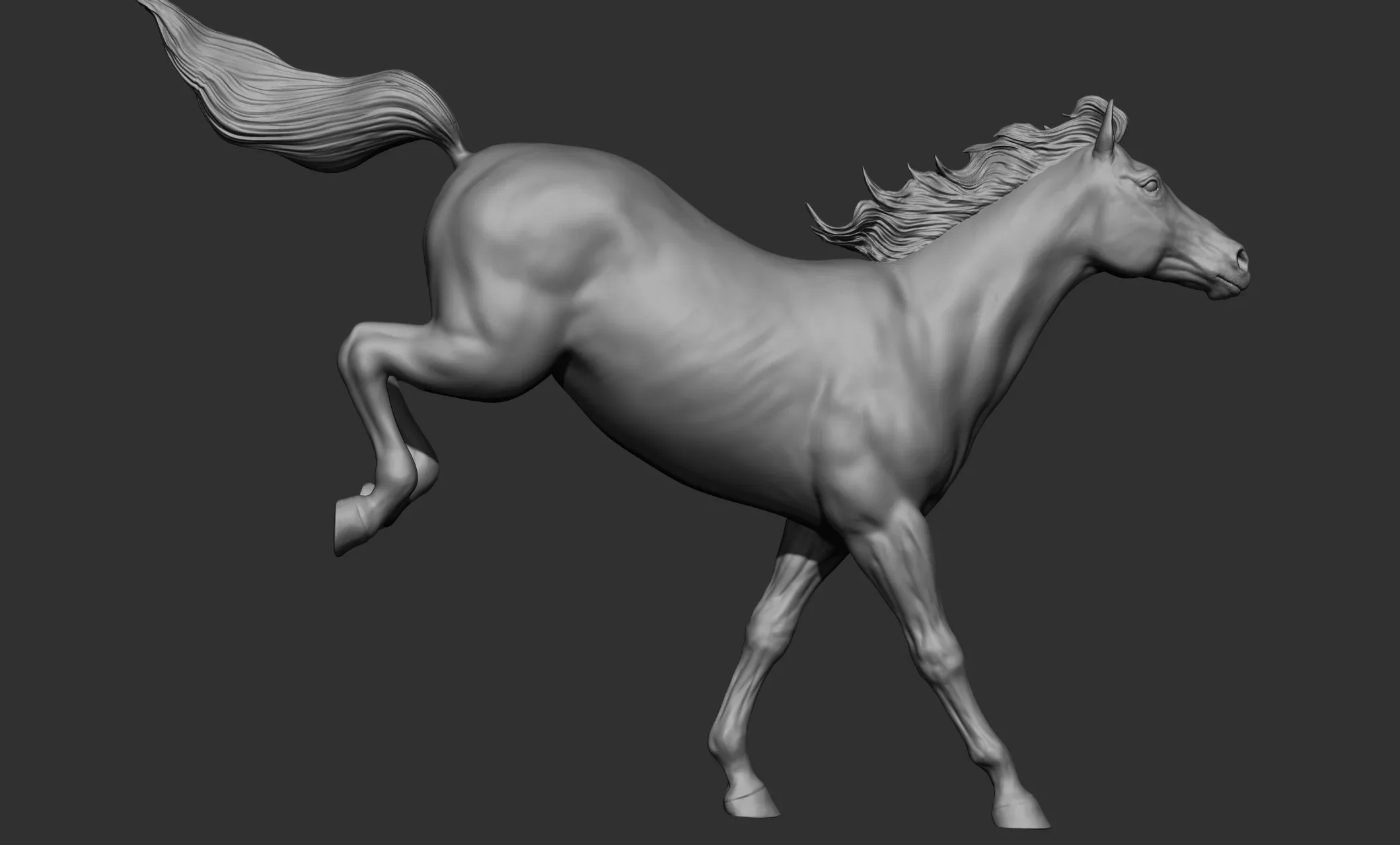 18 horse poses - 3D Models
