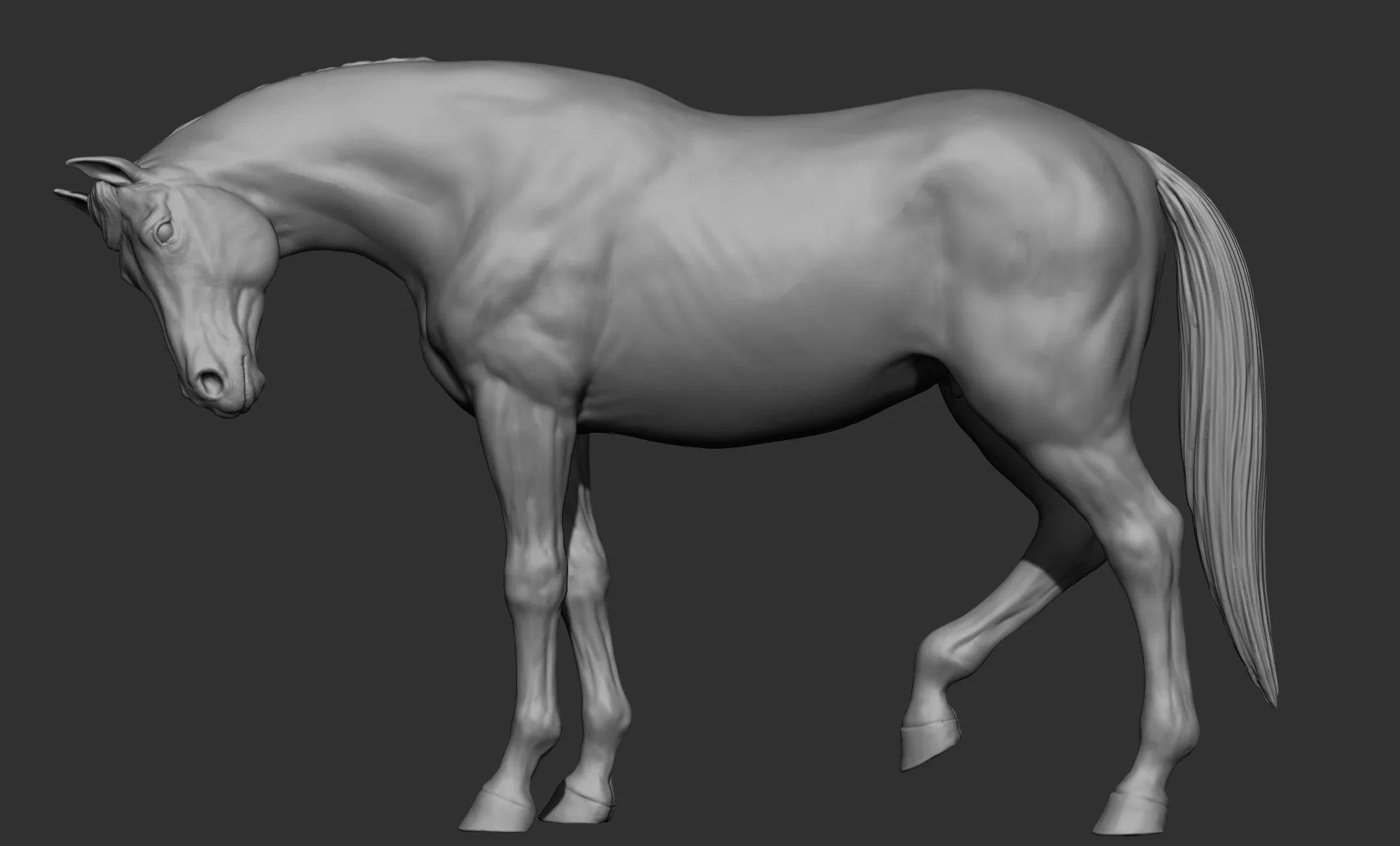 18 horse poses - 3D Models