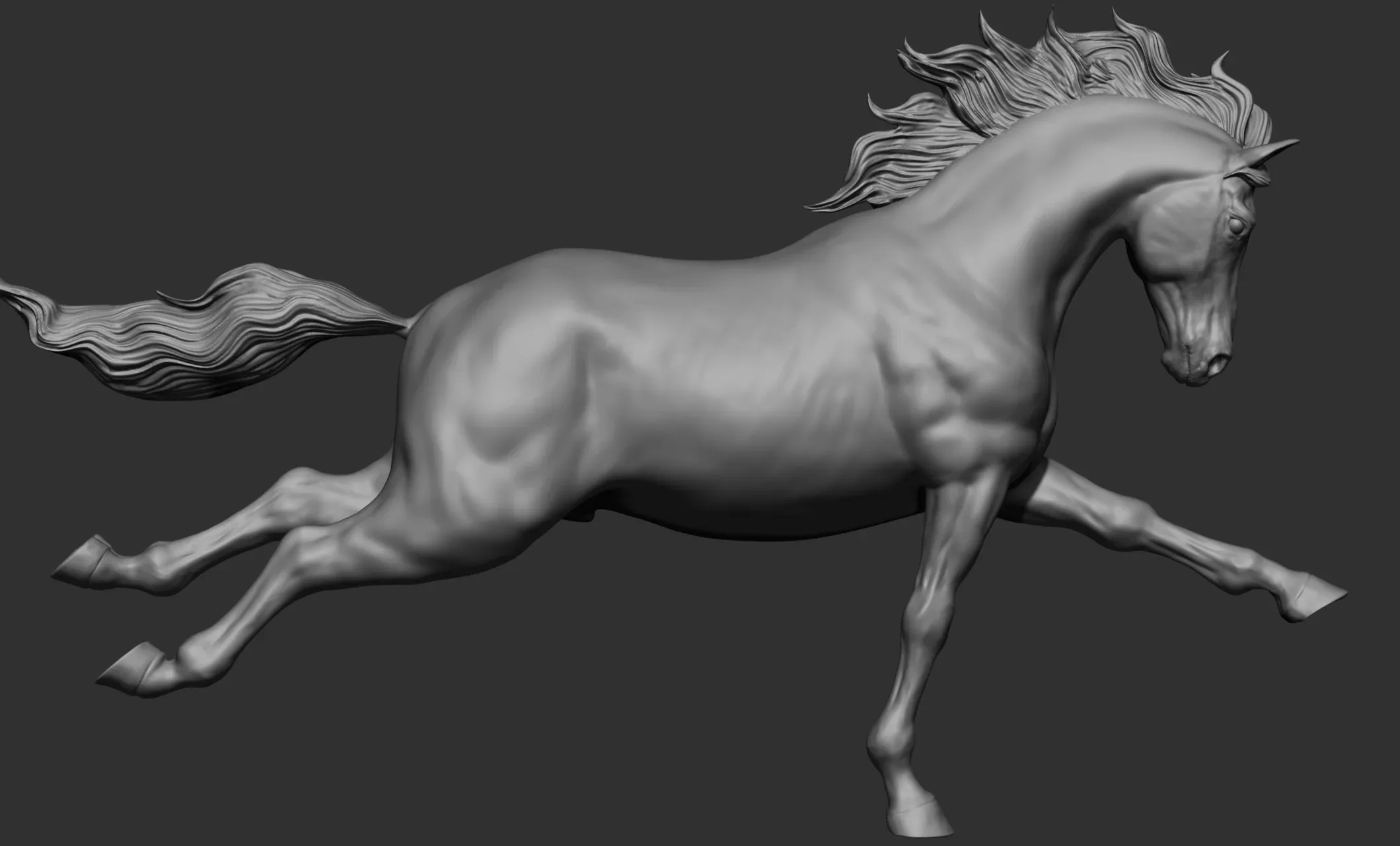 18 horse poses - 3D Models