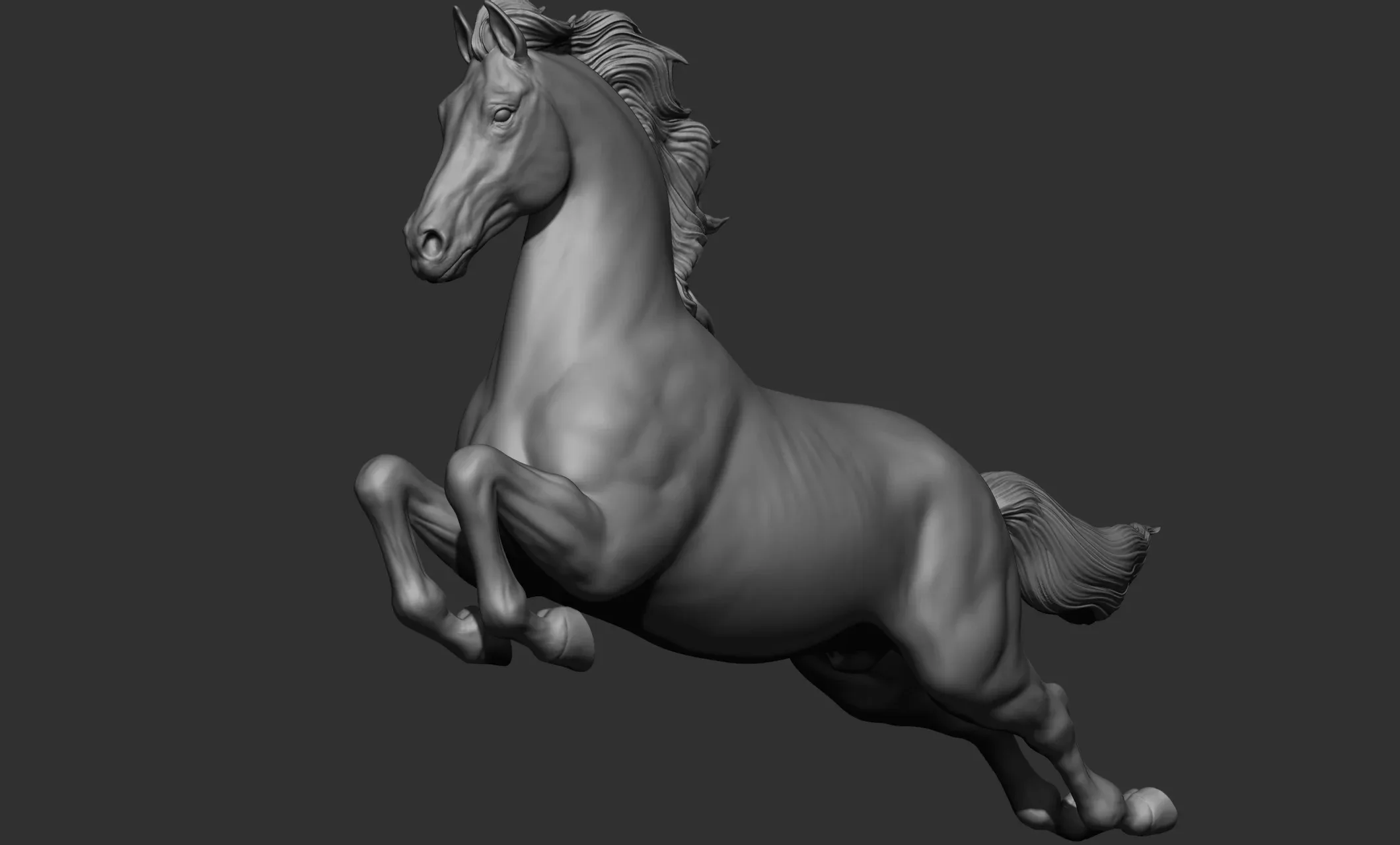 18 horse poses - 3D Models