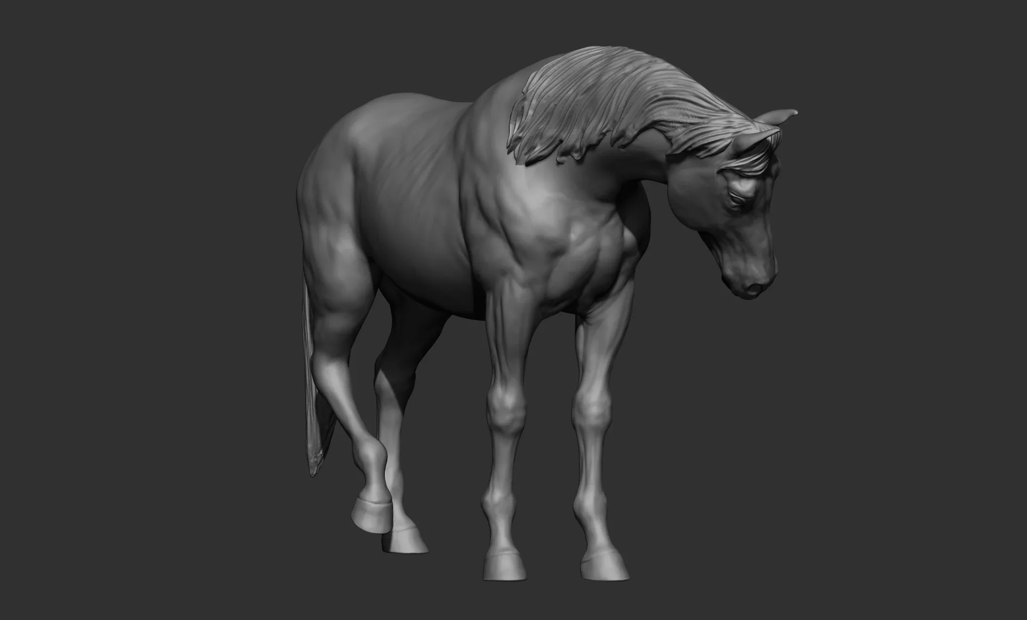 18 horse poses - 3D Models