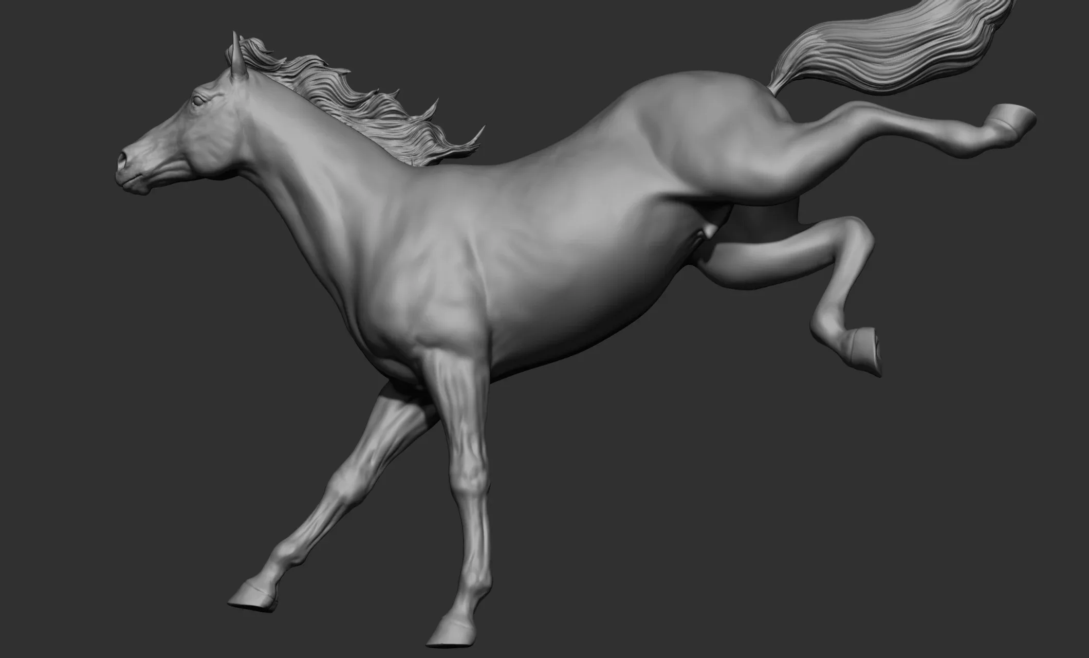 18 horse poses - 3D Models