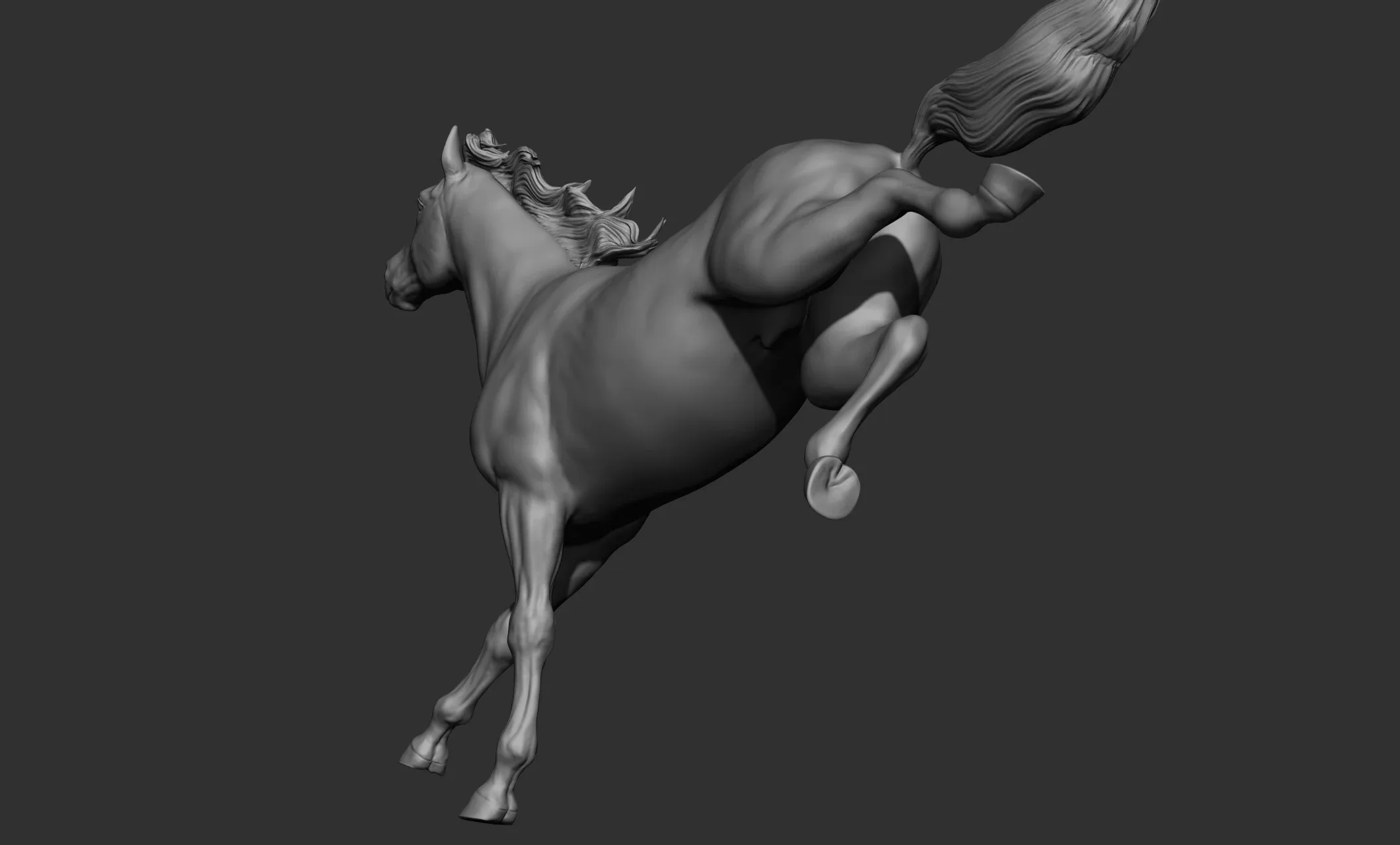 18 horse poses - 3D Models