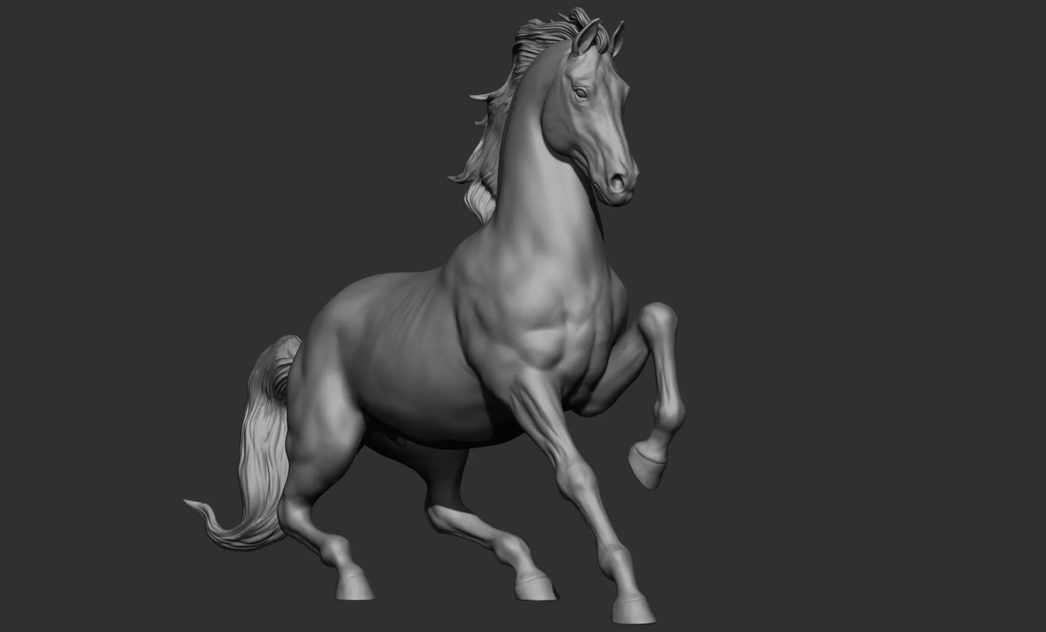 18 horse poses - 3D Models