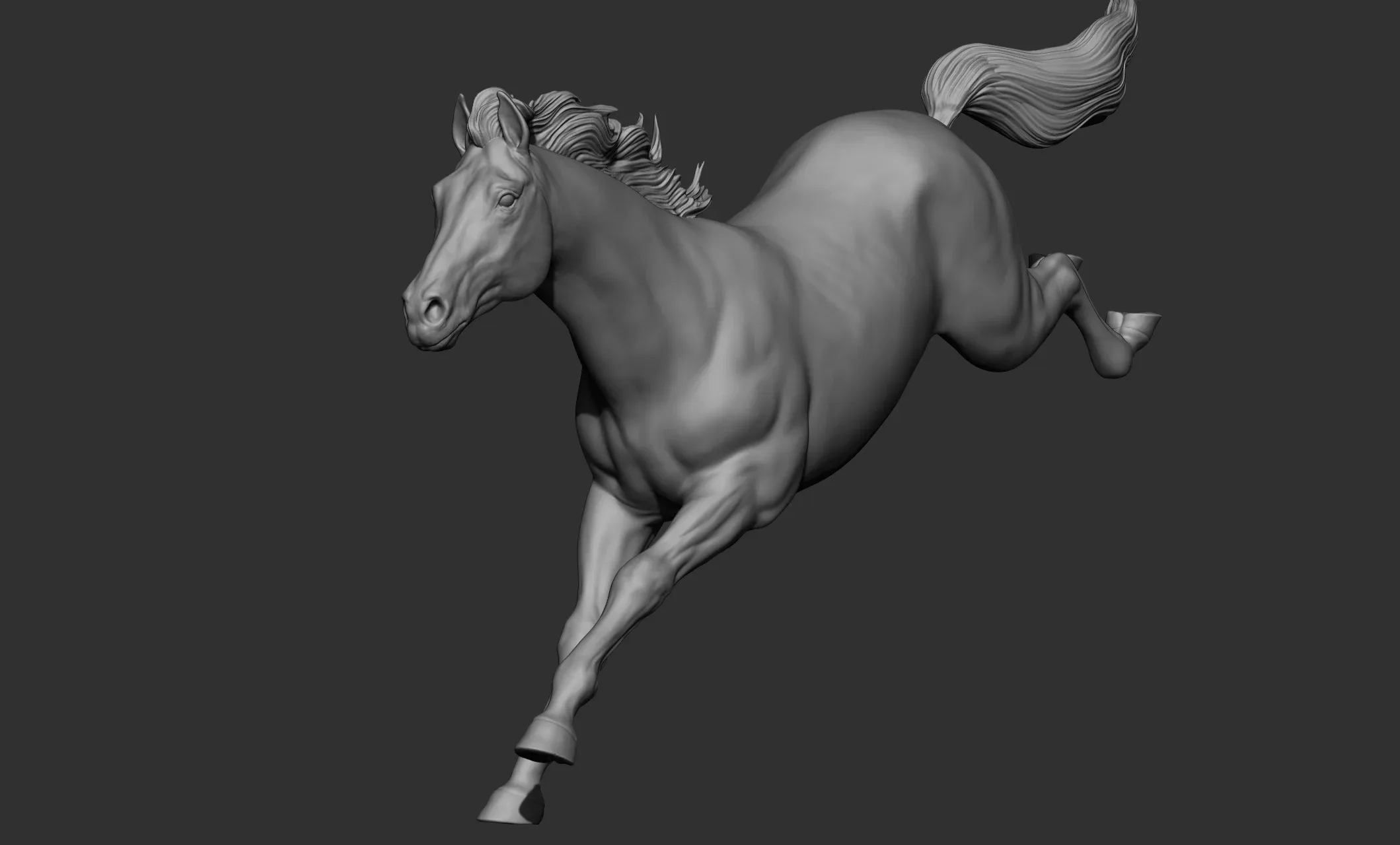 18 horse poses - 3D Models