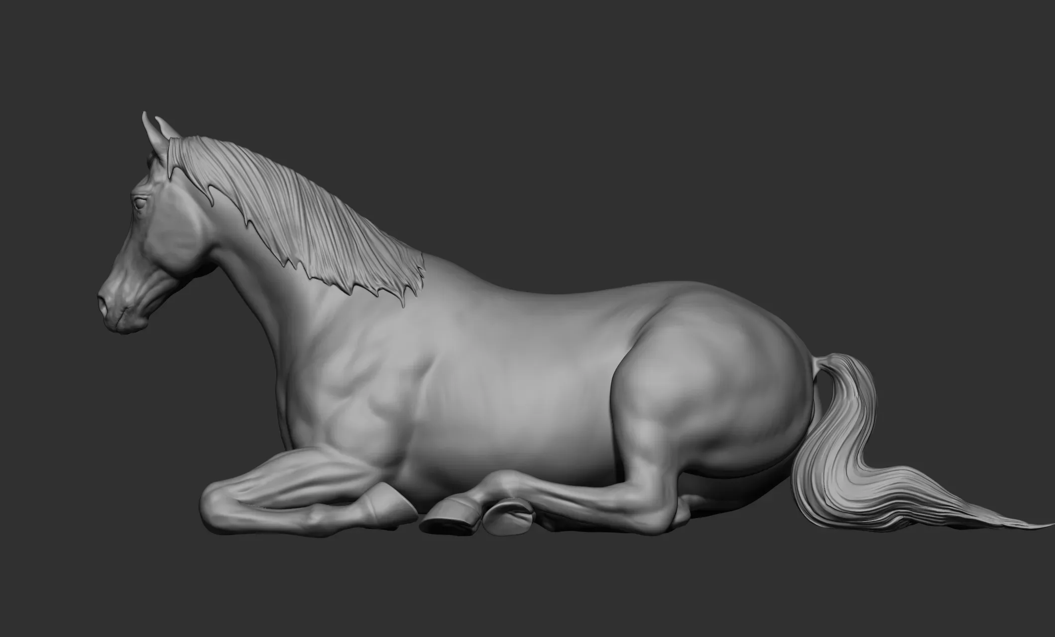 18 horse poses - 3D Models